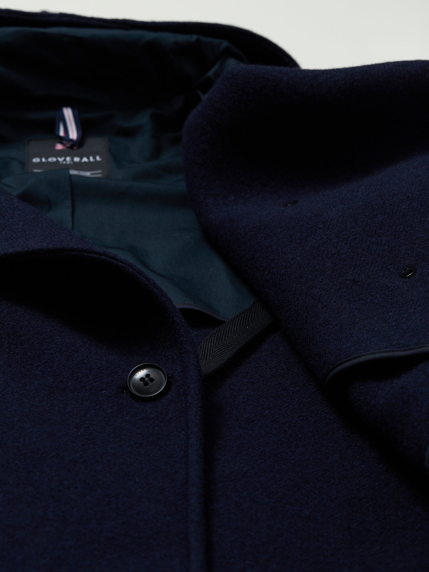 DB Hooded Raglan Coat Navy