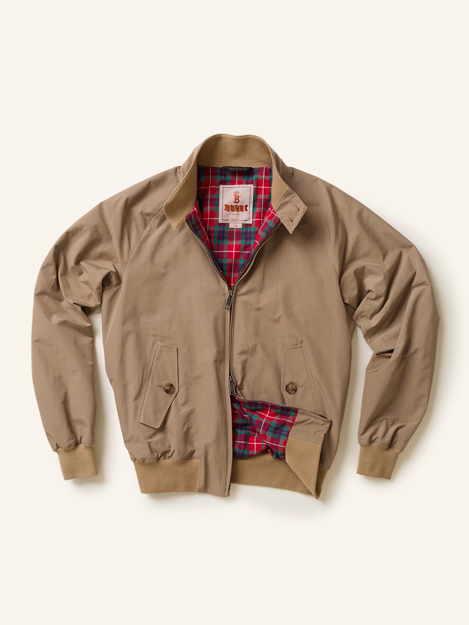 G9 Harrington Jacket Tan