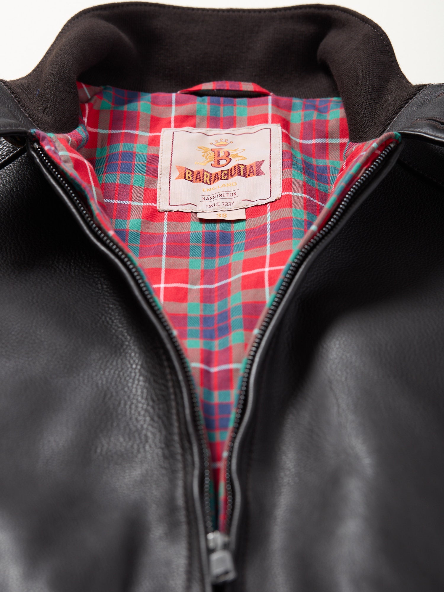 Baracuta g9 leather best sale