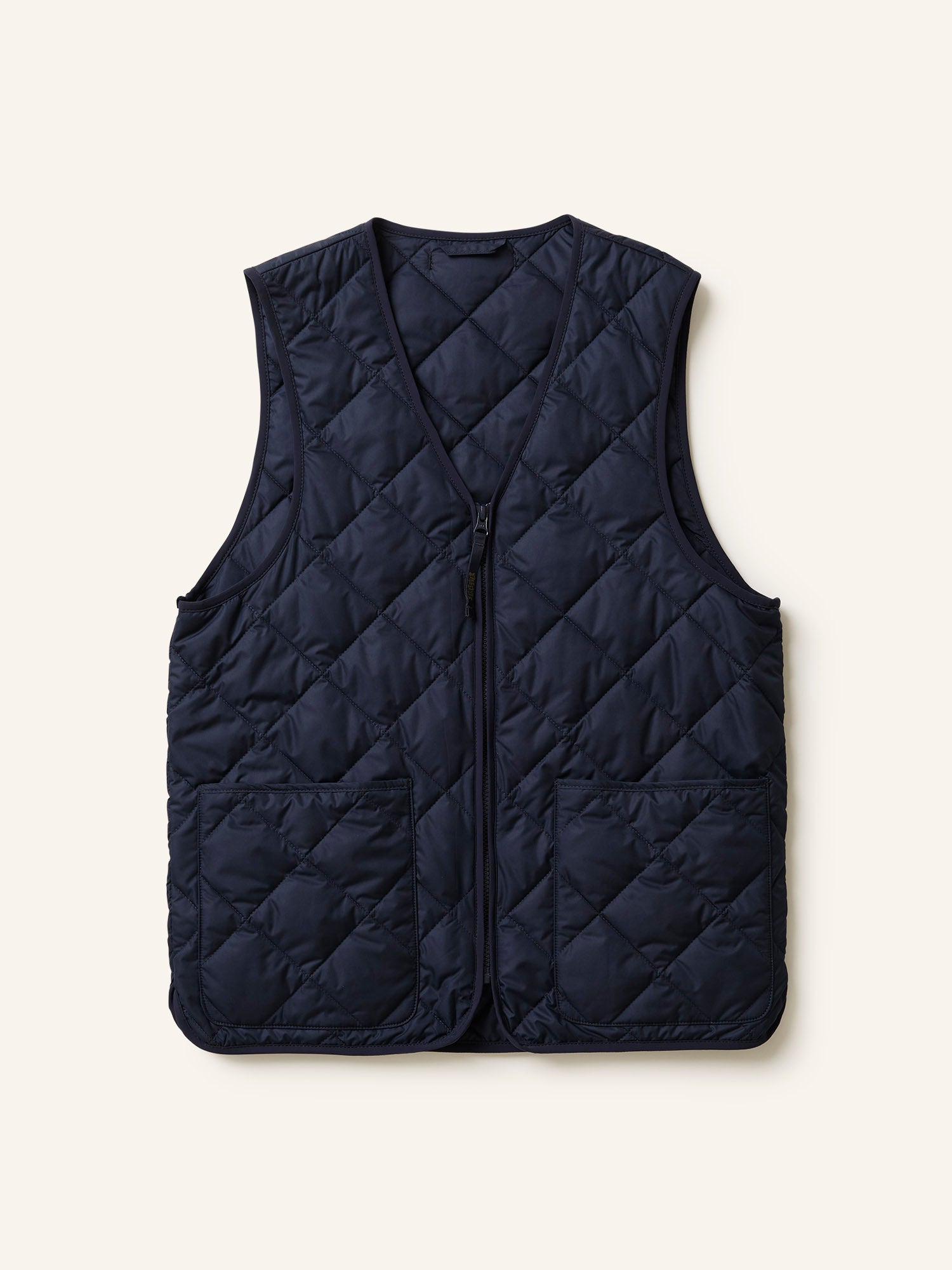 Miller Quilted Vest Navy