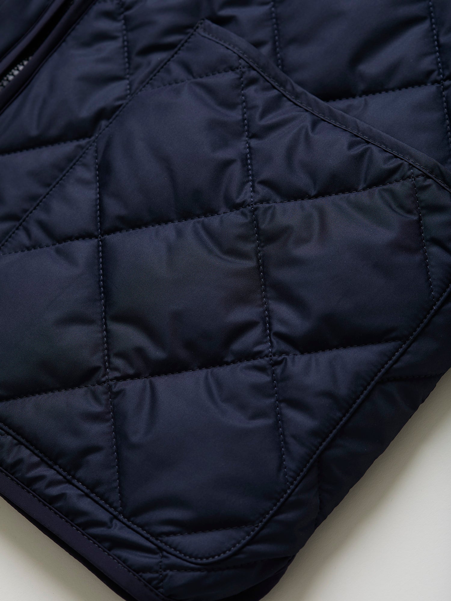 Miller Quilted Vest Navy