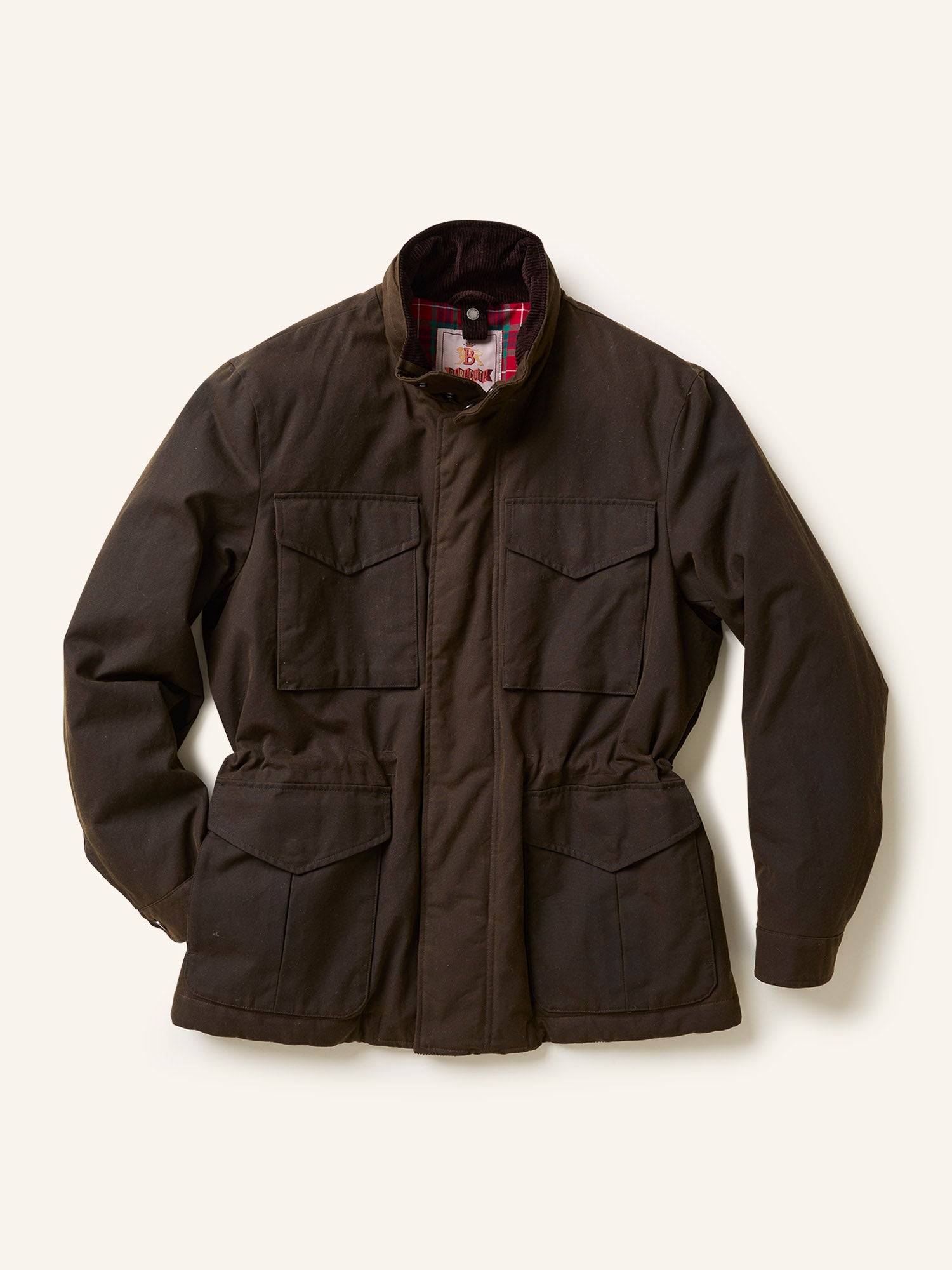 Waxed Field Jacket Deep Moss