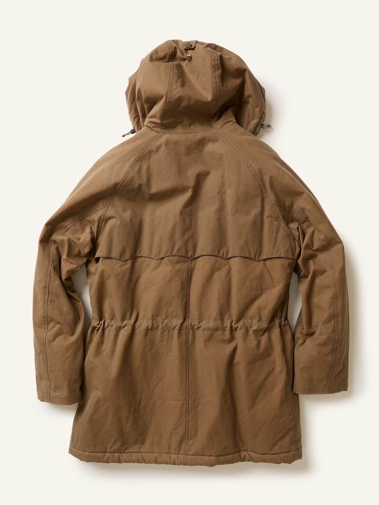 Waxed Shooting Field Parka Tan