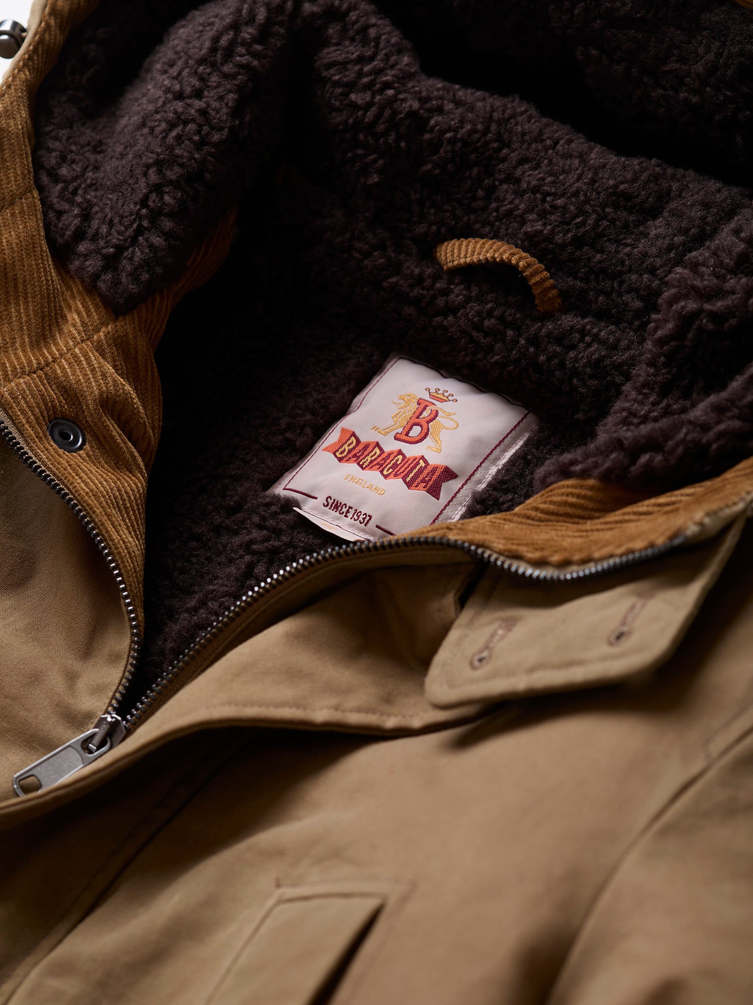 Waxed Shooting Field Parka Tan