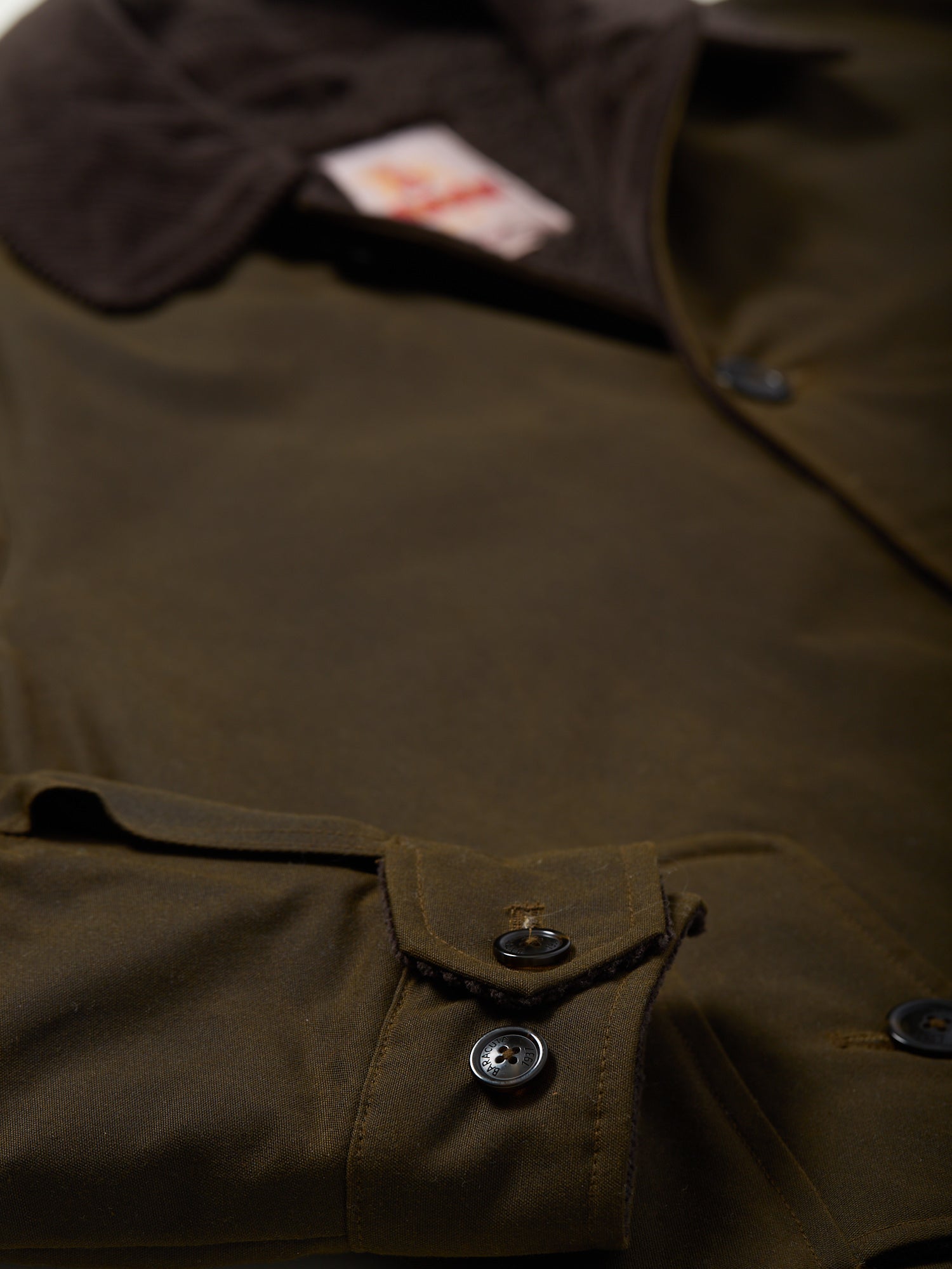 Waxed Deck Jacket Deep Moss