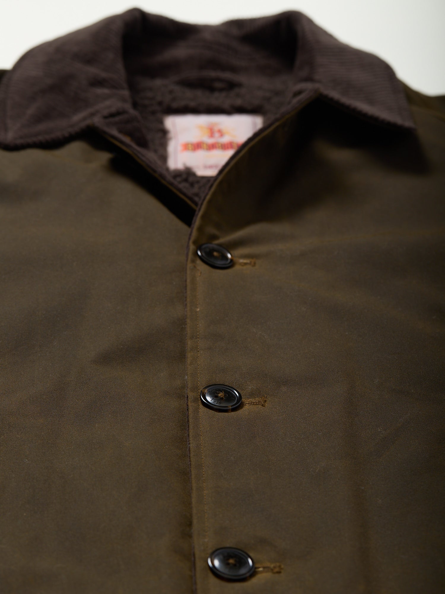 Waxed Deck Jacket Deep Moss