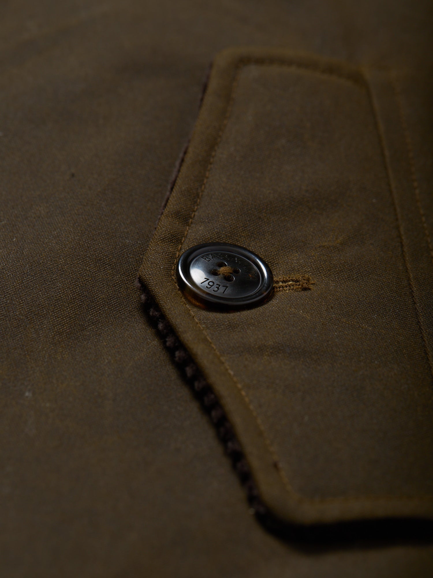 Waxed Deck Jacket Deep Moss