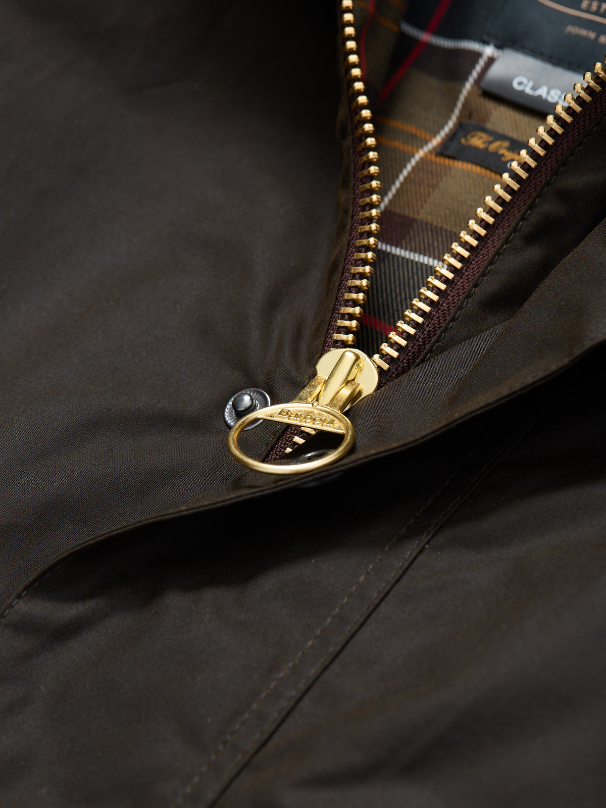 Classic Beaufort Wax Jacket Olive