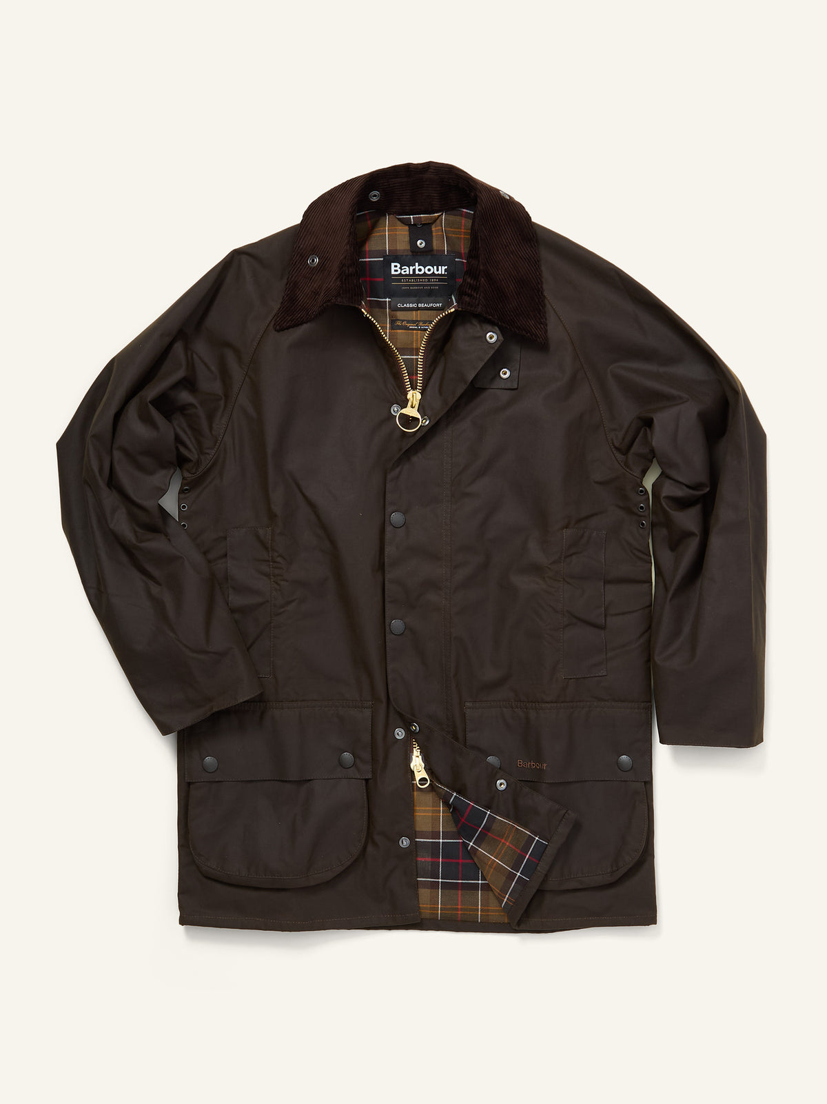 Classic Beaufort Wax Jacket Olive