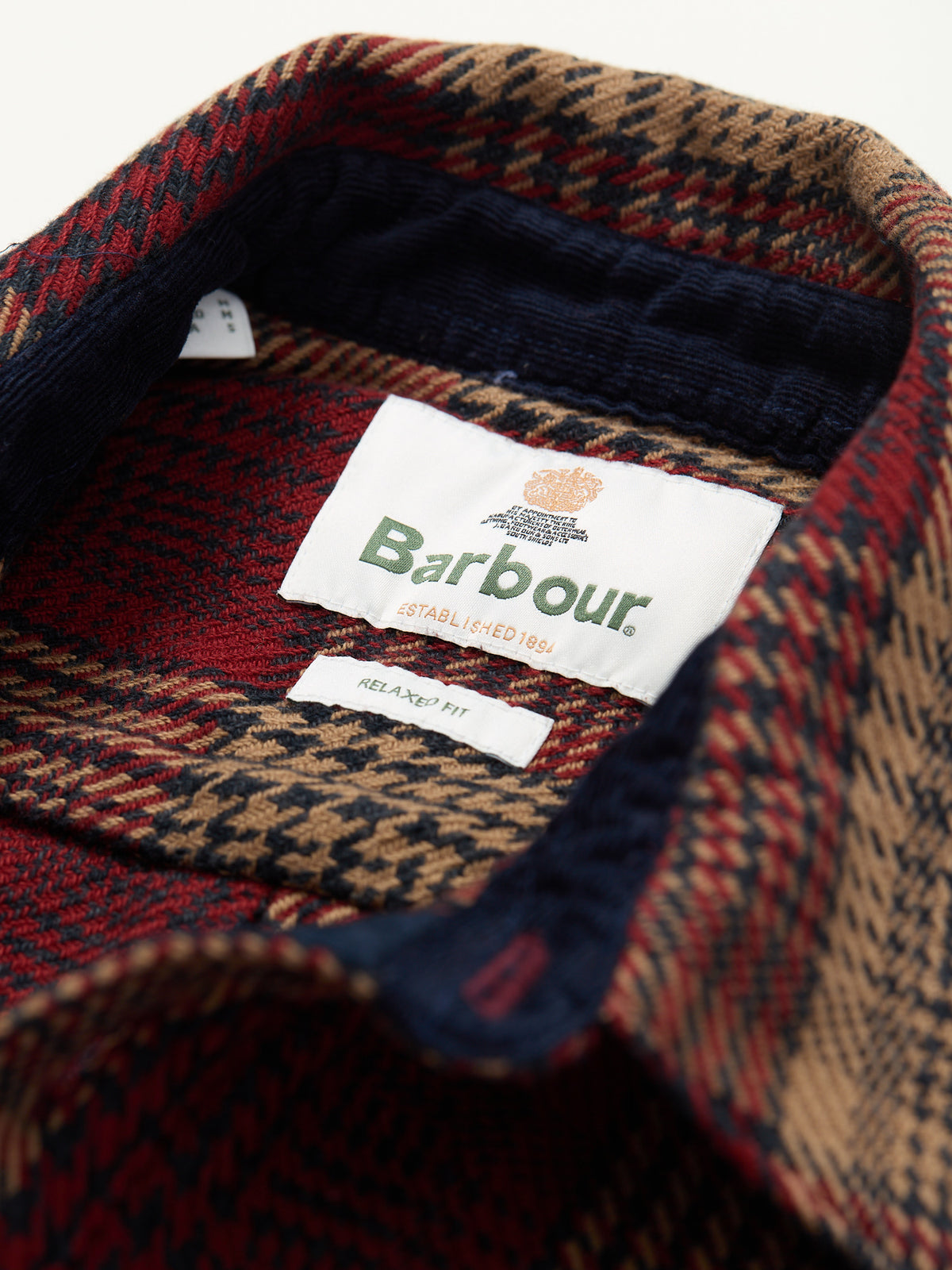 Millom Houndstooth Shirt Red