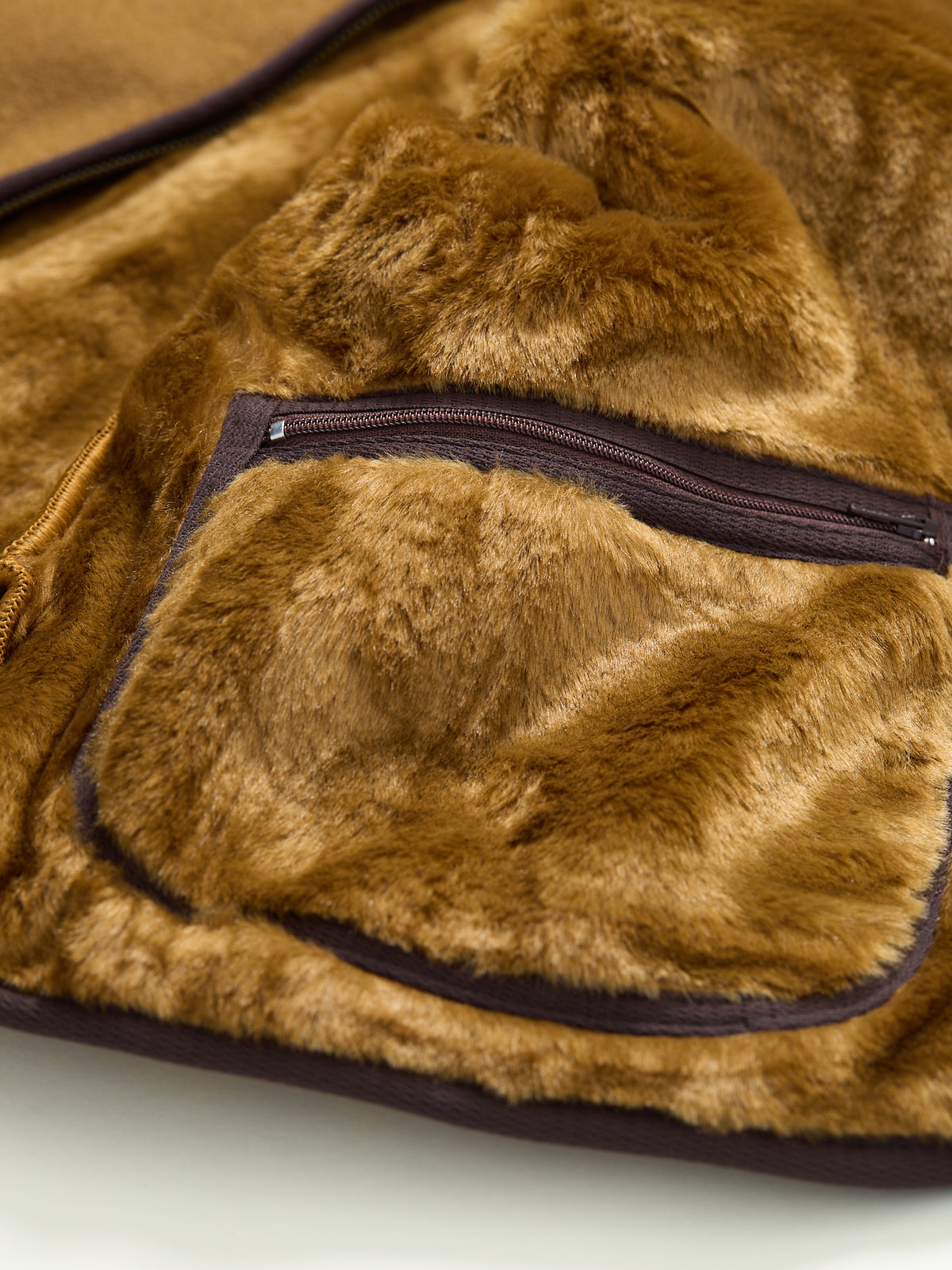 Warm Pile Waistcoat Liner Brown