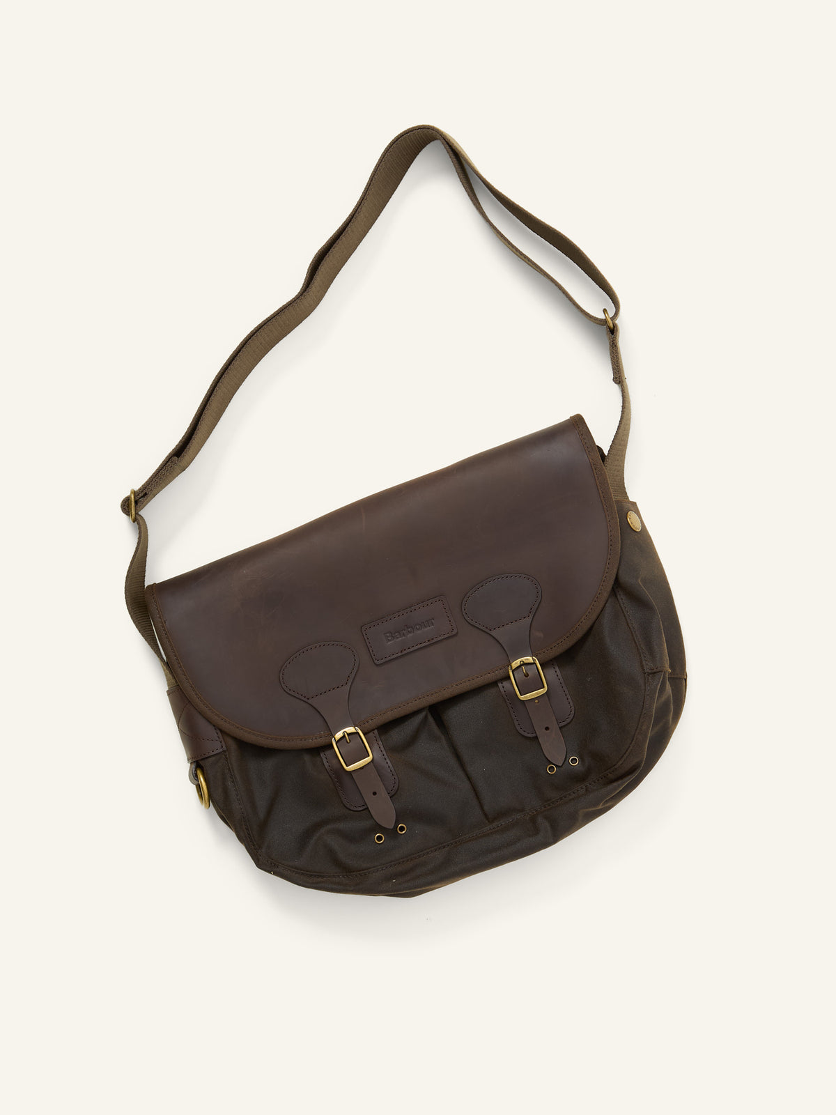 Wax Leather Tarras Fishing Bag Olive