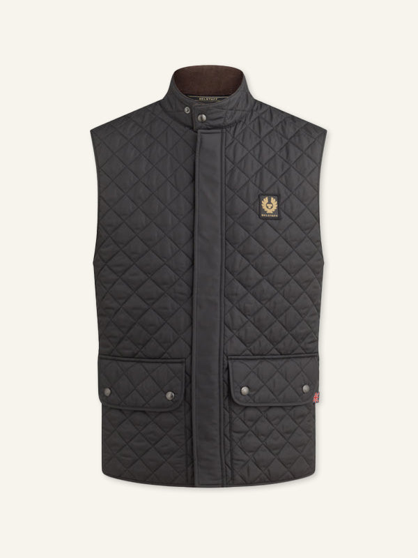 Quilted Waistcoat Black