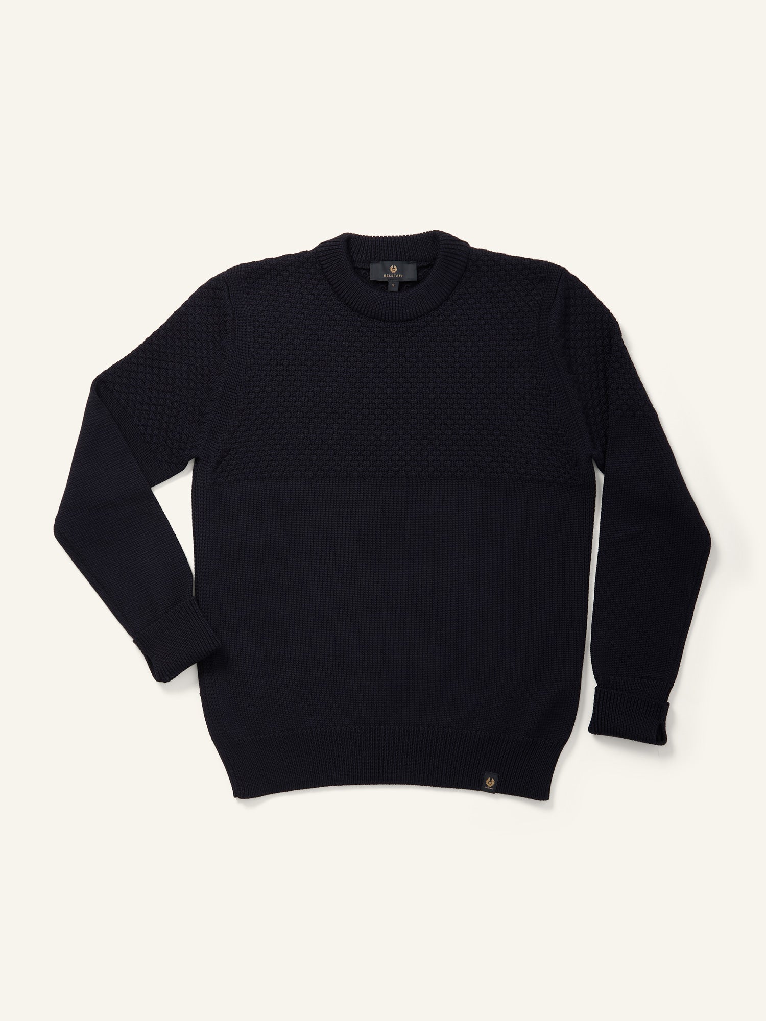 Sternway Merino Heavy Knit Jumper Dark Ink