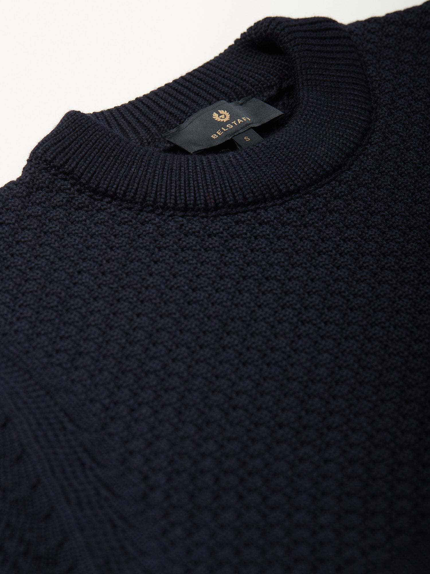 Sternway Merino Heavy Knit Jumper Dark Ink