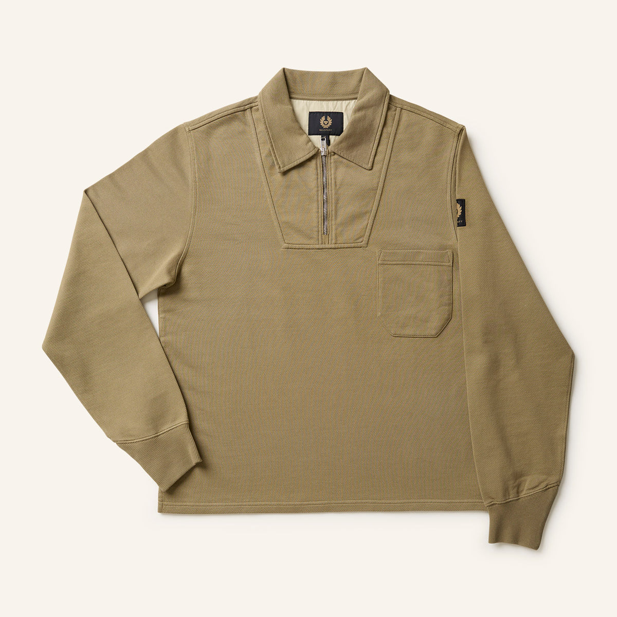 Tarn Collared Sweatshirt Limestone