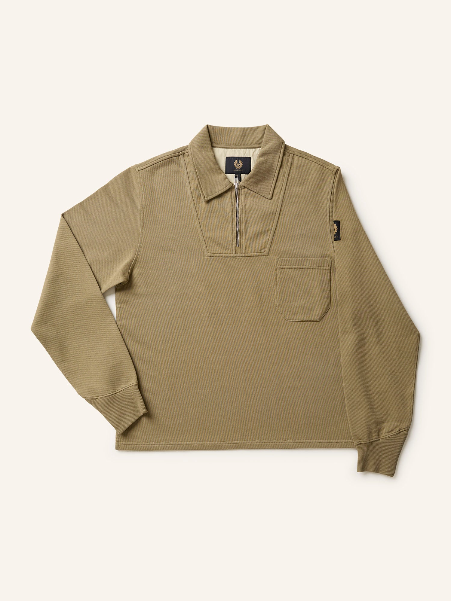 Tarn Collared Sweatshirt Limestone