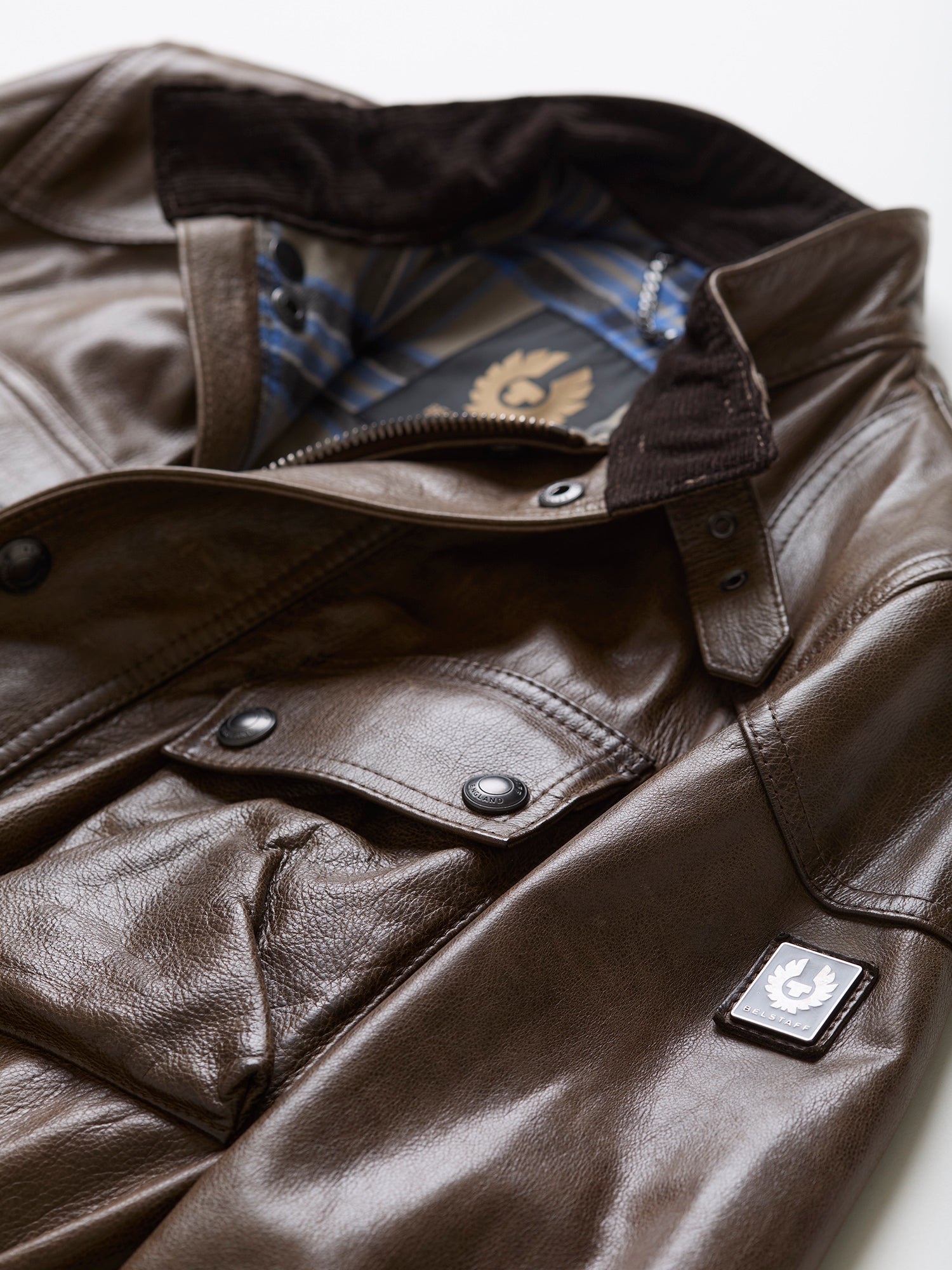 Trialmaster Panther Leather Jacket Antique Bronze