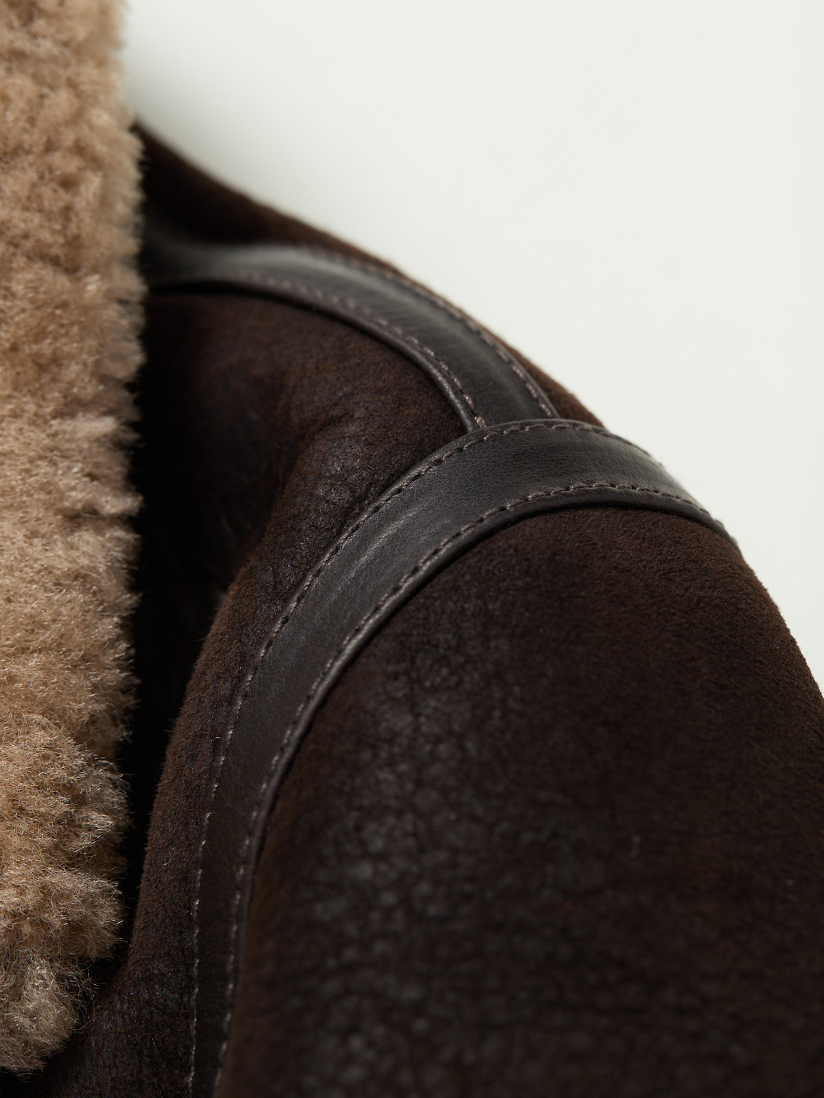 Winterbrook Shearling Jacket Dark Brown