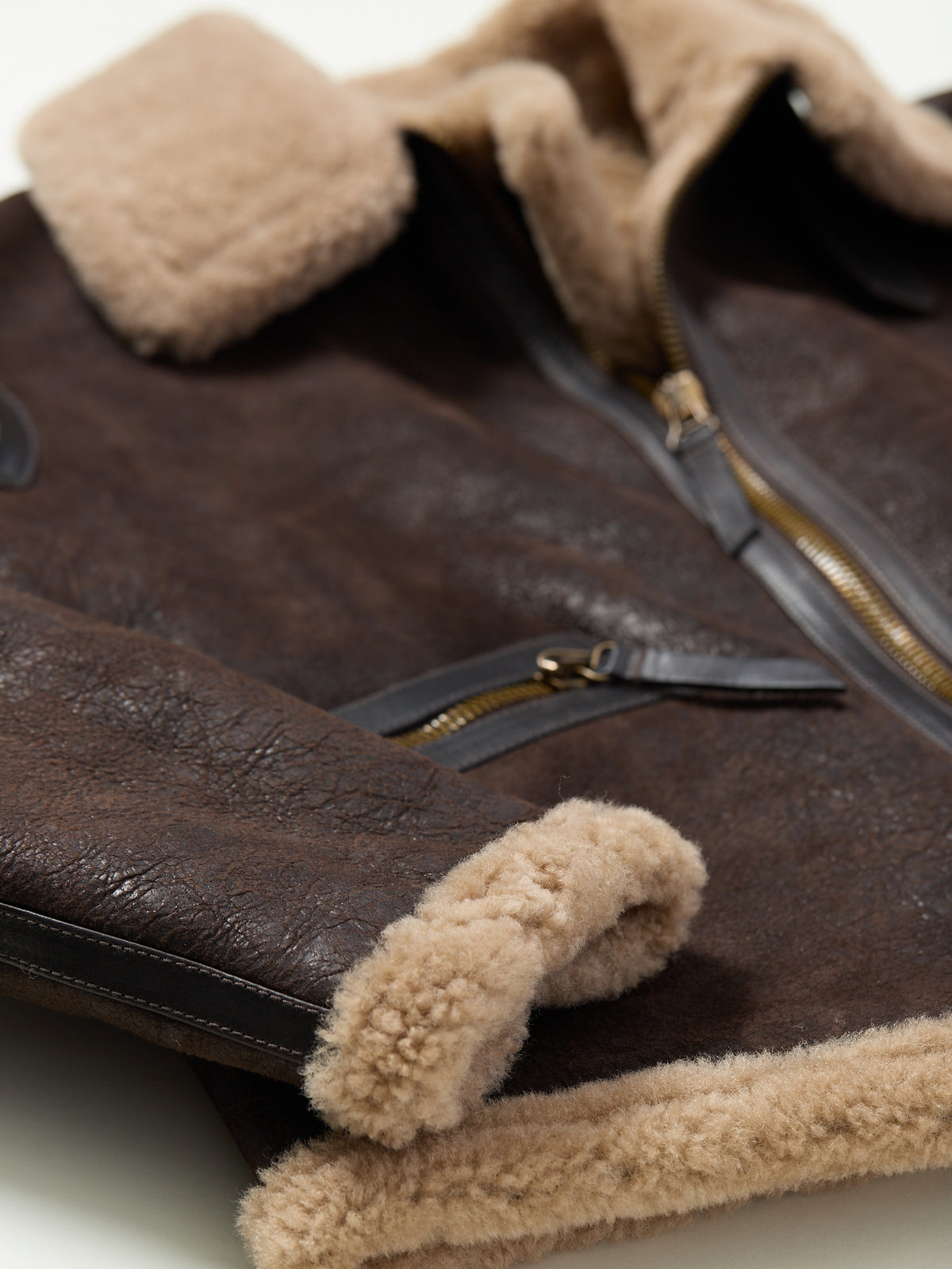 Winterbrook Shearling Jacket Dark Brown
