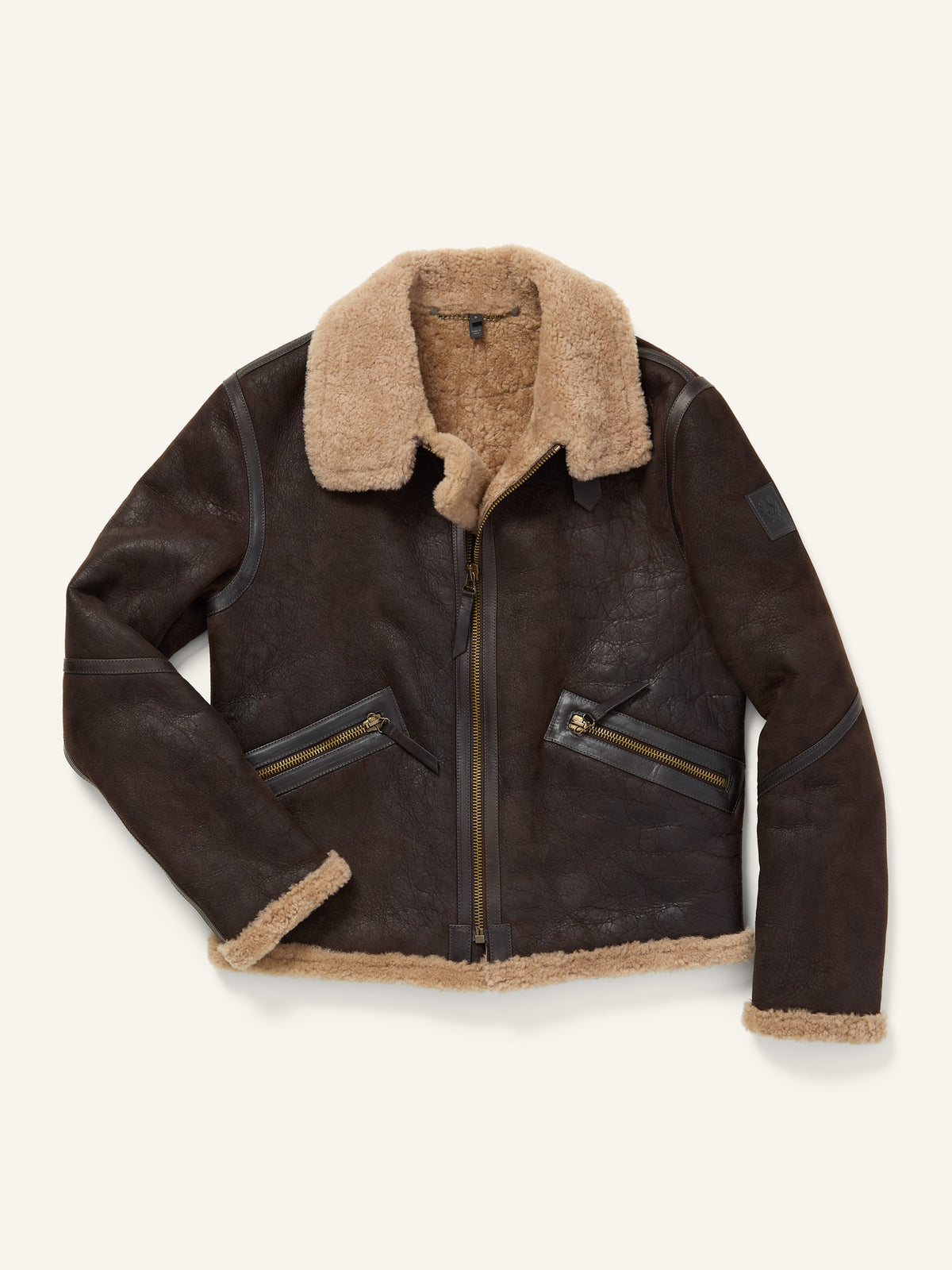 Winterbrook Shearling Jacket Dark Brown