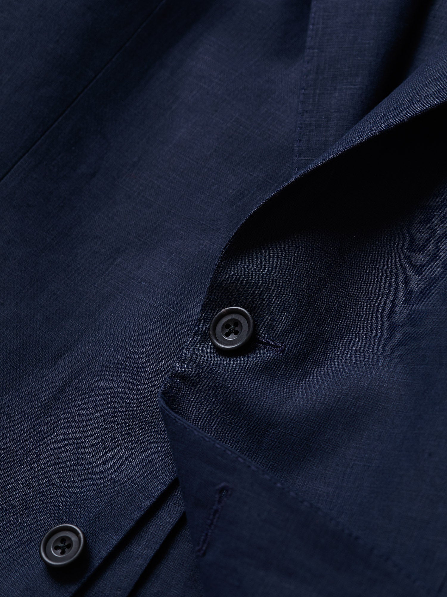 Gunton Irish Linen Jacket Navy