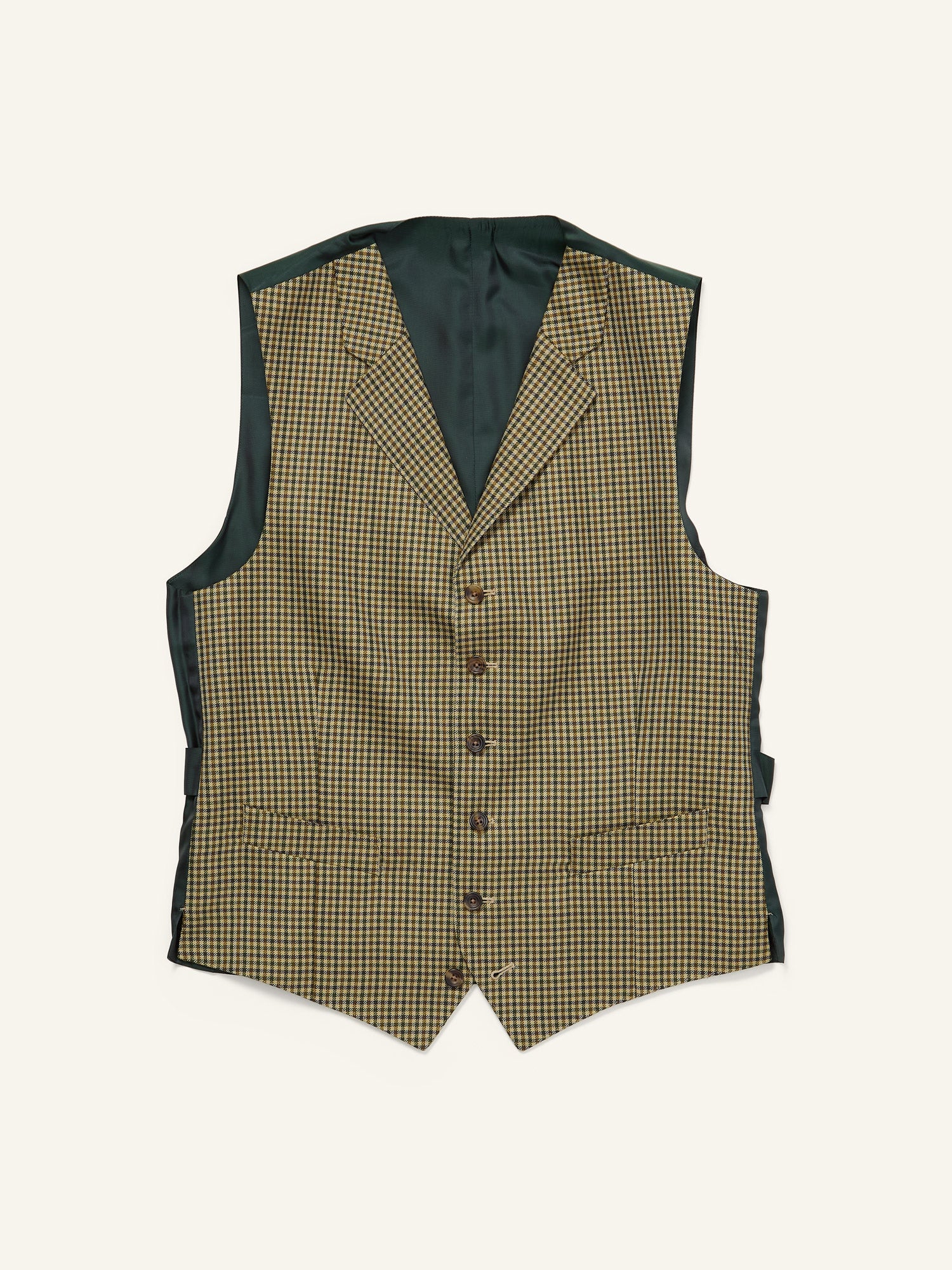 3-piece Worsted Tweed Suit Green Gunclub