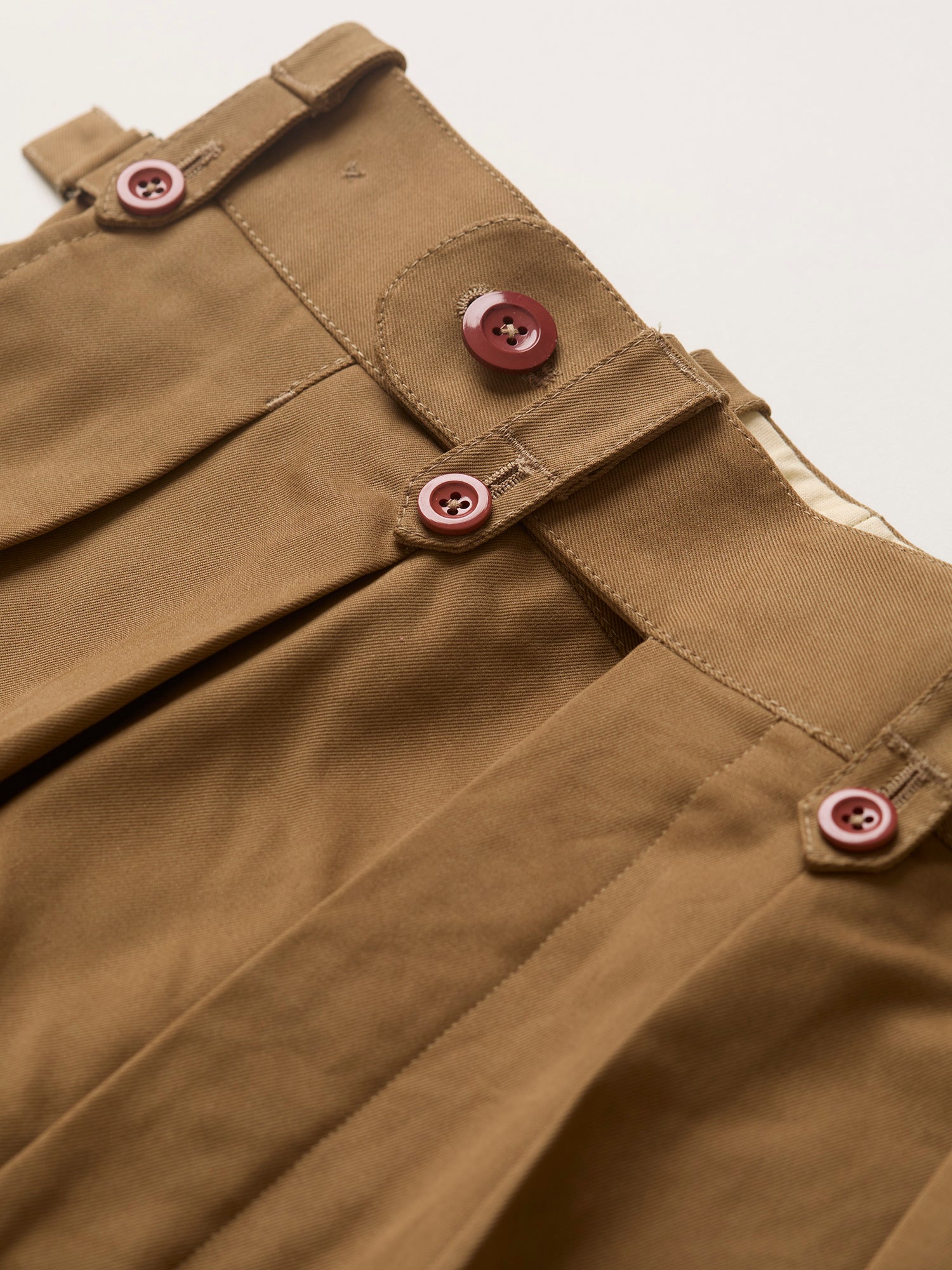 Bombay Pleated Officer's Shorts Khaki Drill