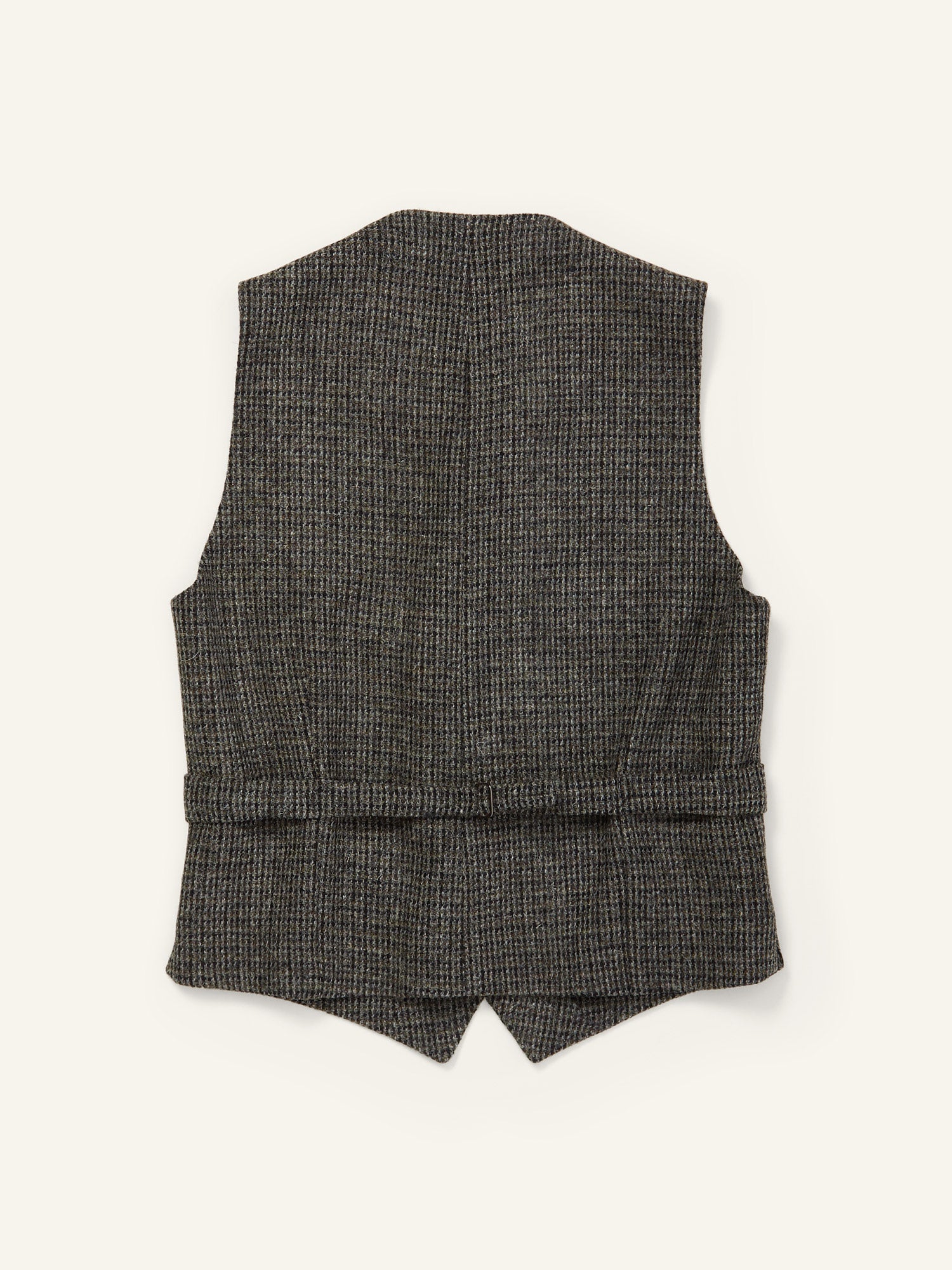 Buckenham Harris Tweed Waistcoat Grey Dogtooth