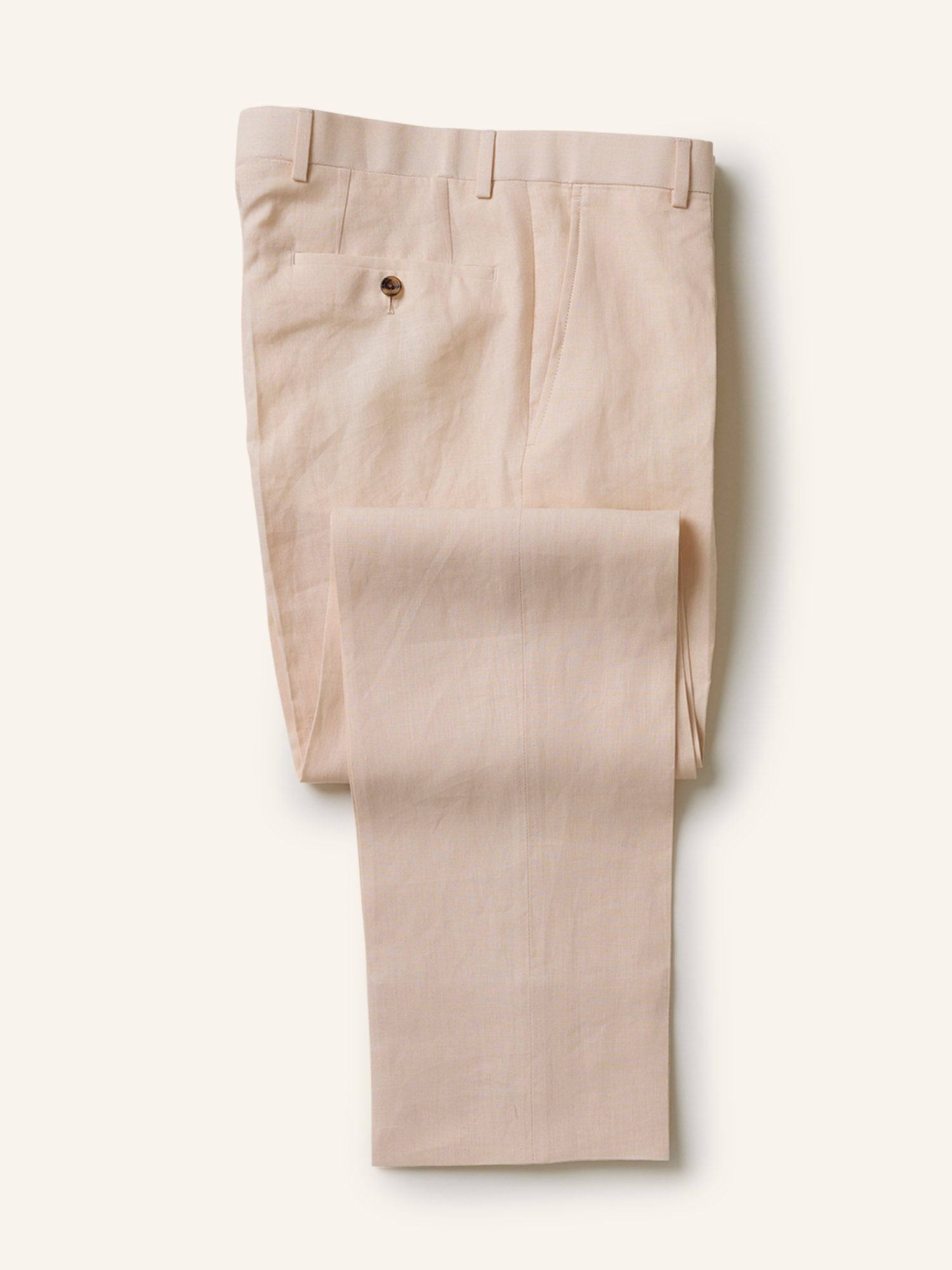 Colkirk Irish Linen Trousers Antique White