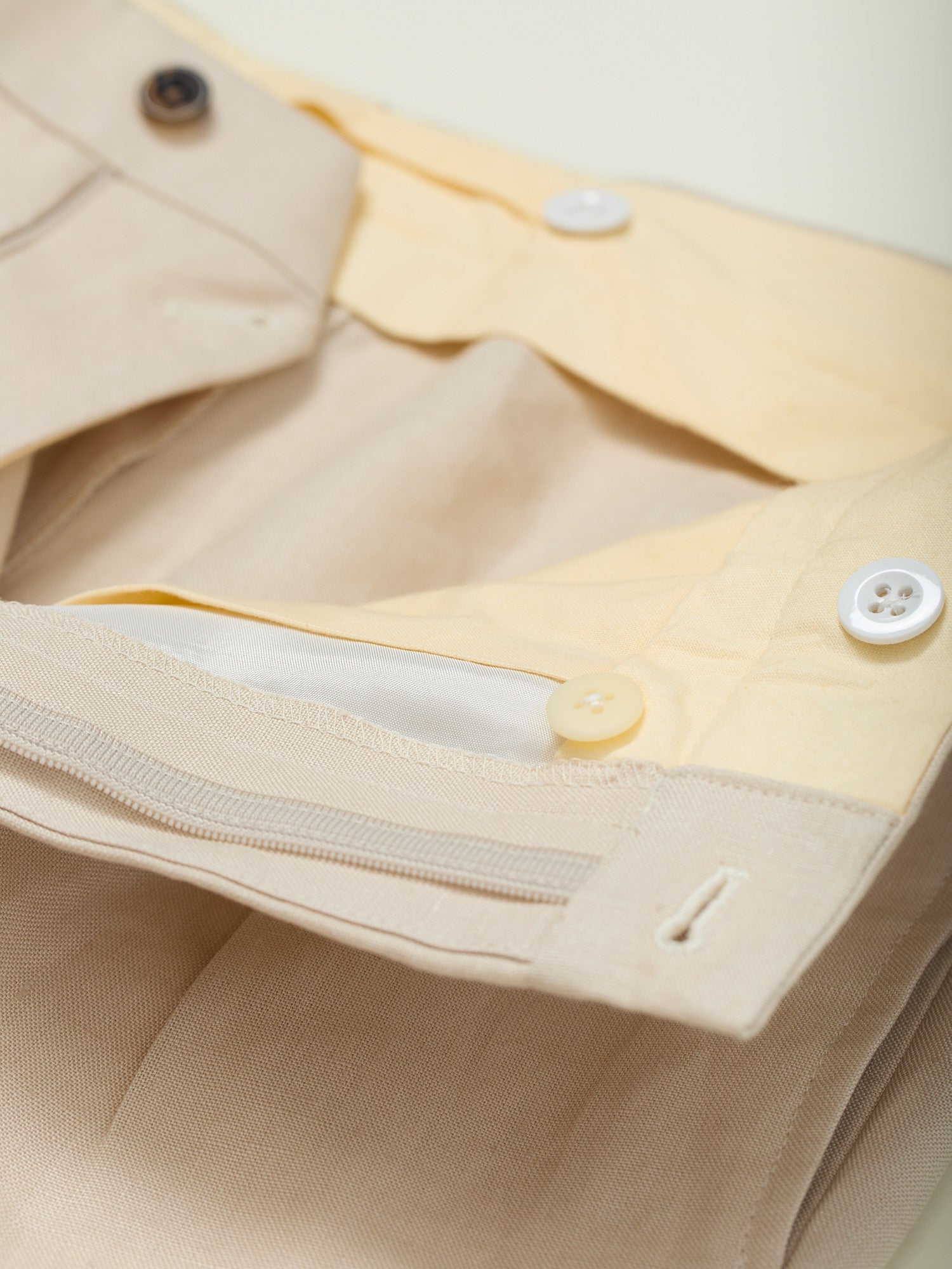 3-piece Tropical Irish Linen Suit Stone