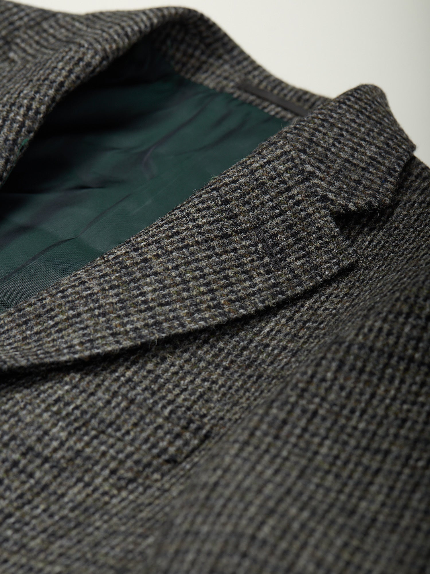 Gunton Harris Tweed Jacket Grey Dogtooth