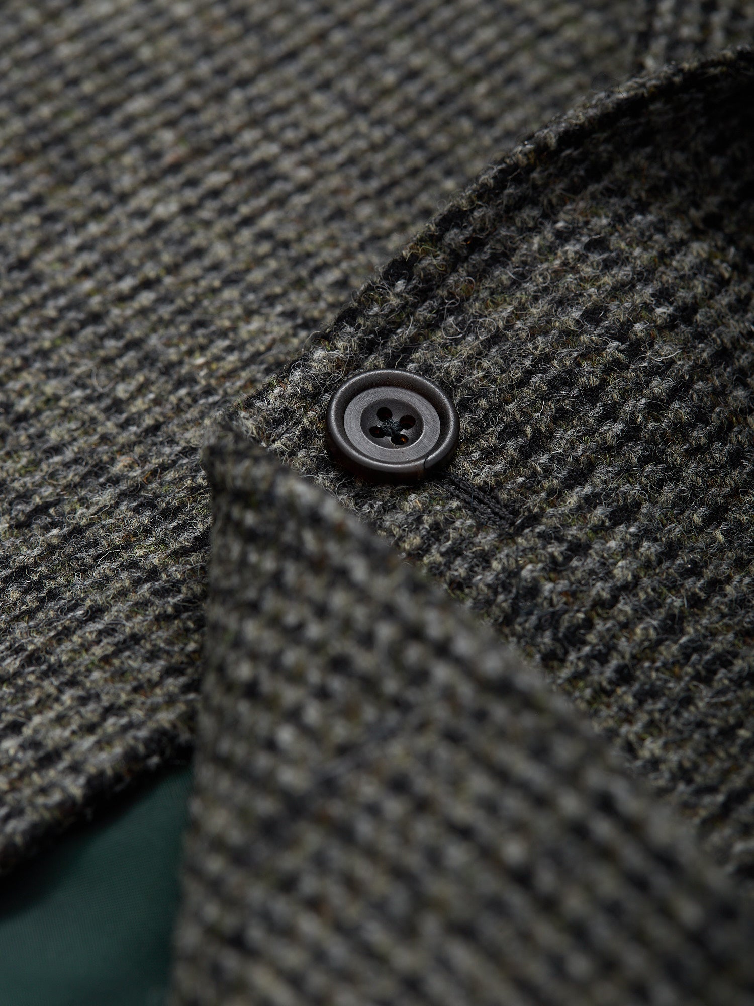 Gunton Harris Tweed Jacket Grey Dogtooth