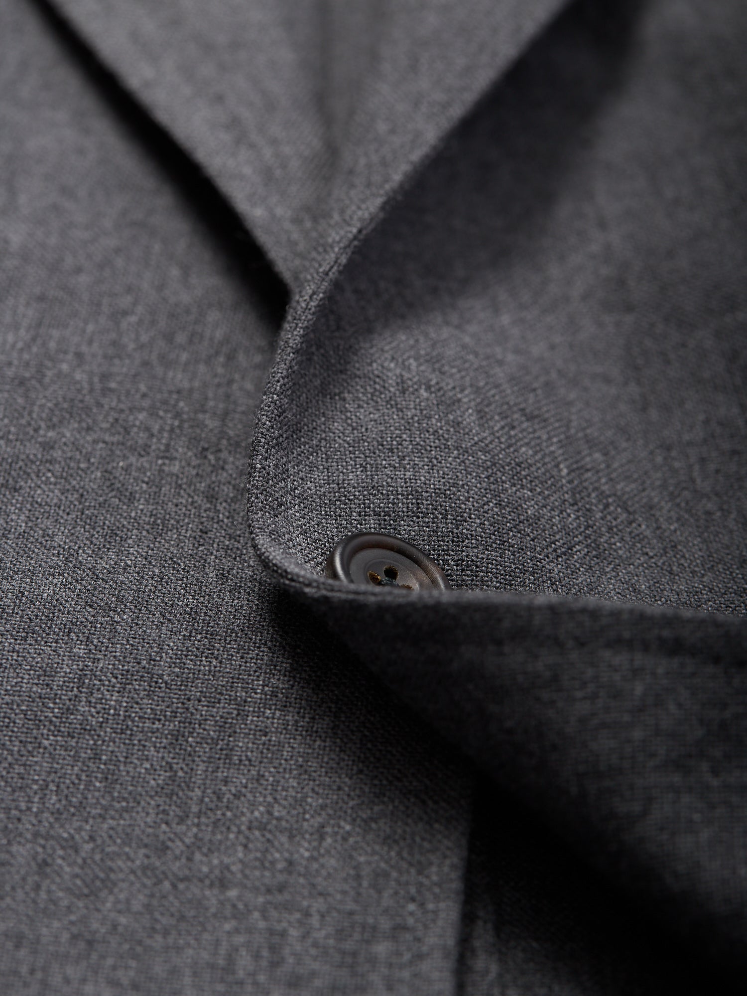 Gunton High Twist Wool Jacket Mid Grey