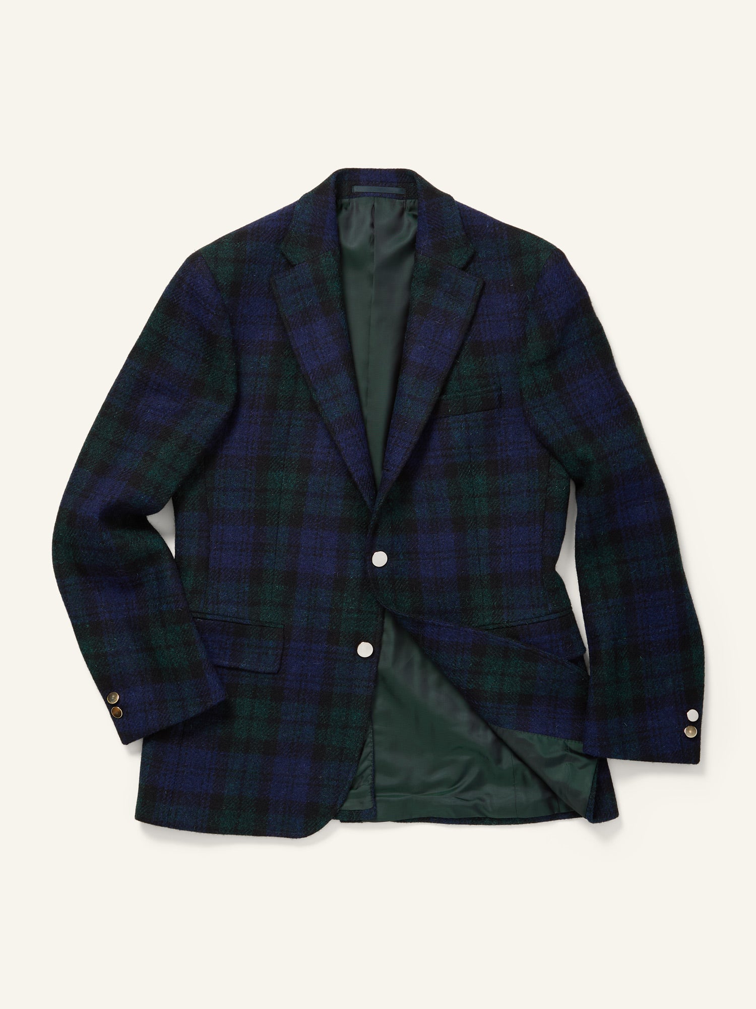 Gunton Ivy Harris Tweed Blazer Black Watch