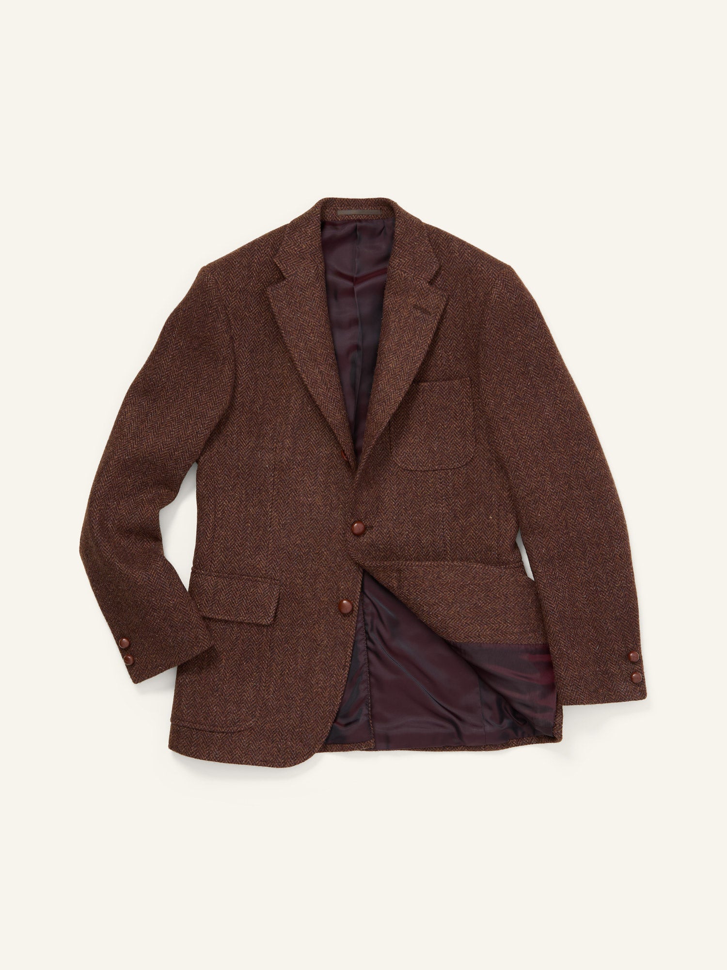 Gunton Ivy Harris Tweed Jacket Brown HB