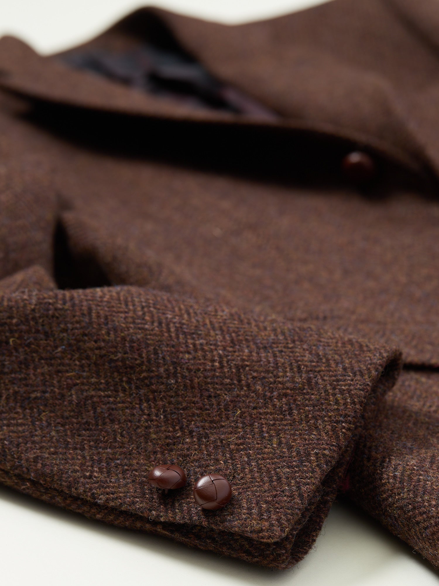 Gunton Ivy Harris Tweed Jacket Brown HB