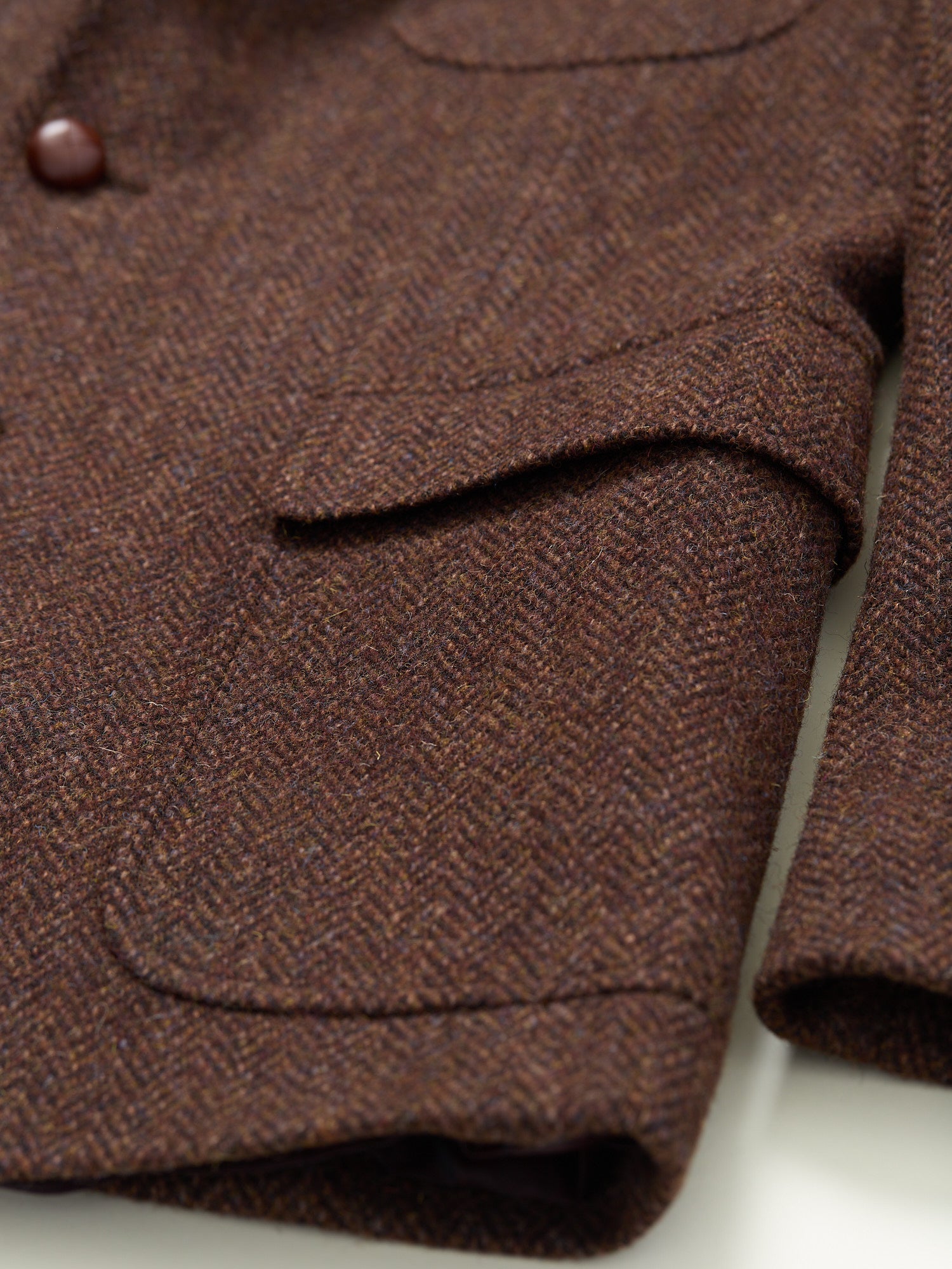 Gunton Ivy Harris Tweed Jacket Brown HB