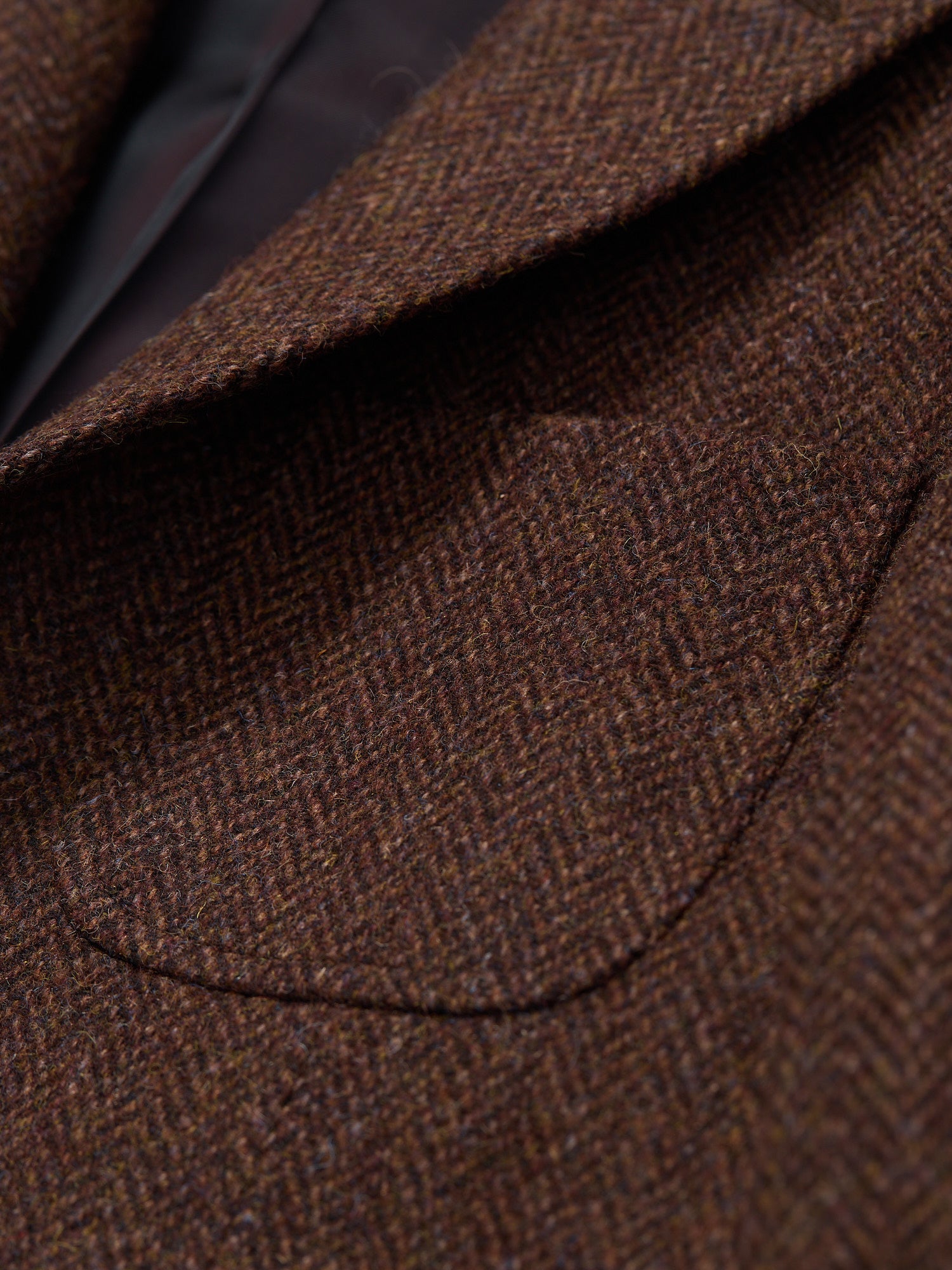 Gunton Ivy Harris Tweed Jacket Brown HB