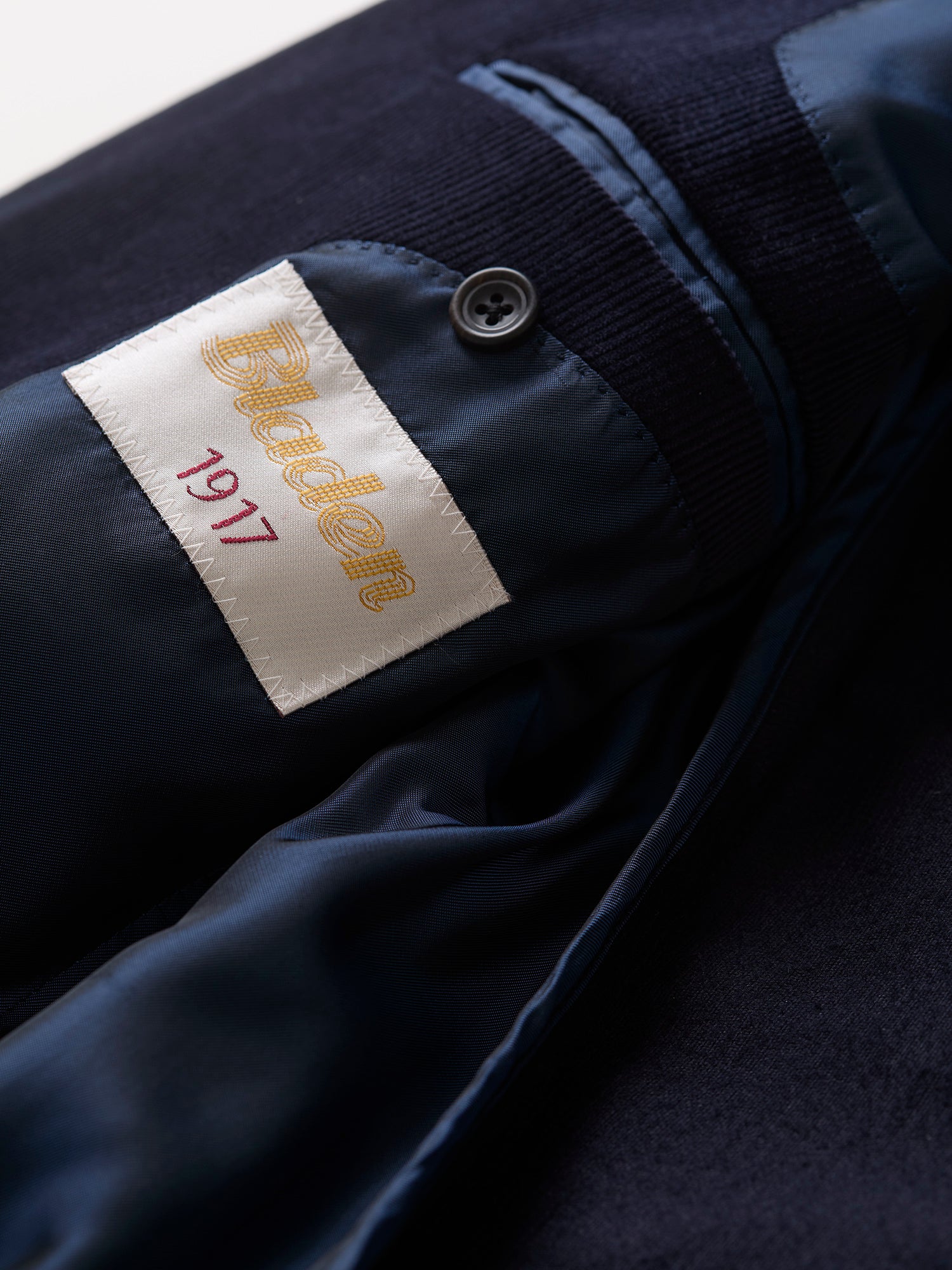 Gunton Needlecord Jacket Dk Navy