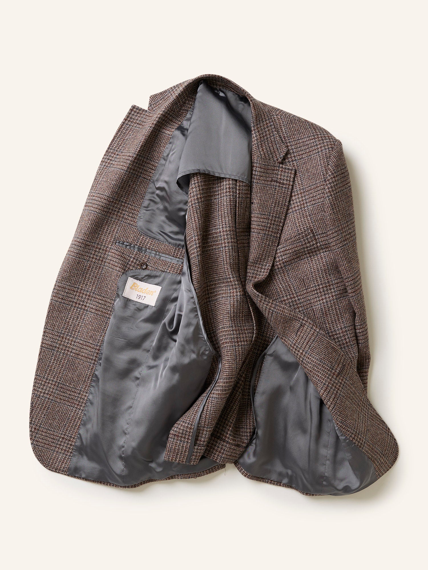 Gunton Shetland Glencheck Tweed Jacket Brown