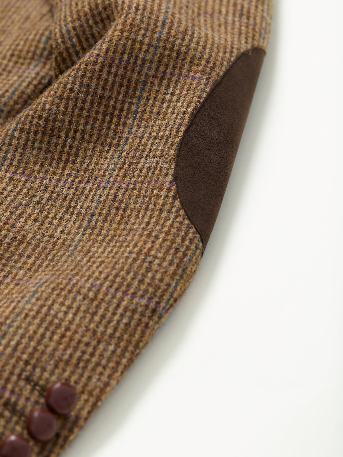 Gunton Shetland Tweed Jacket Rustic Brown WP