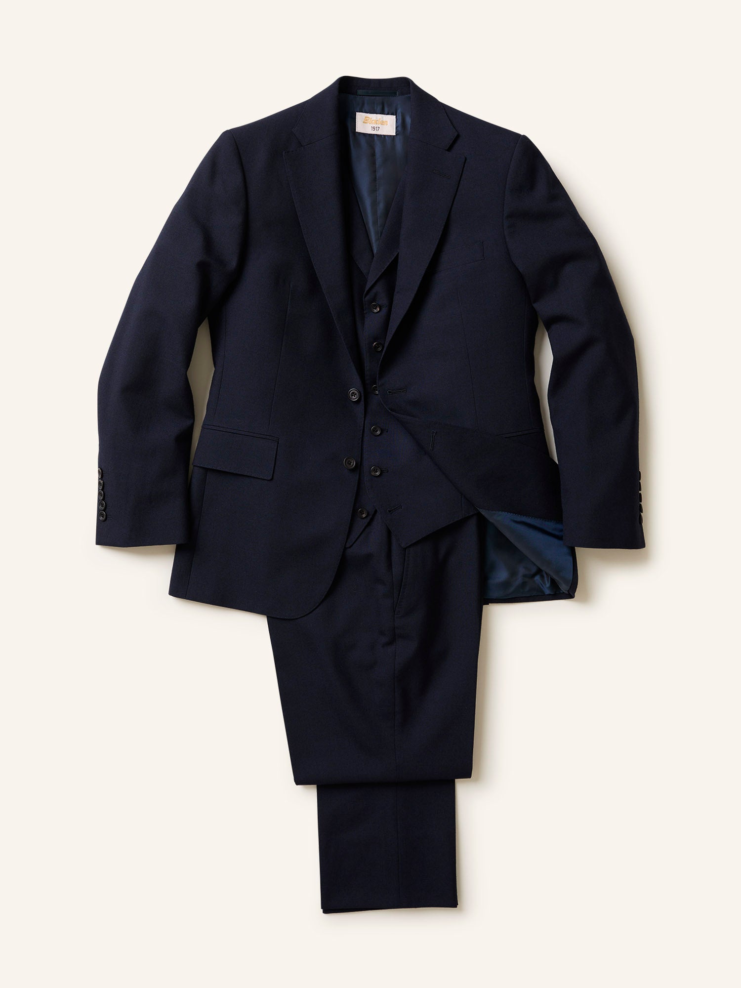 Gunton Suit Jacket and Waistcoat Navy