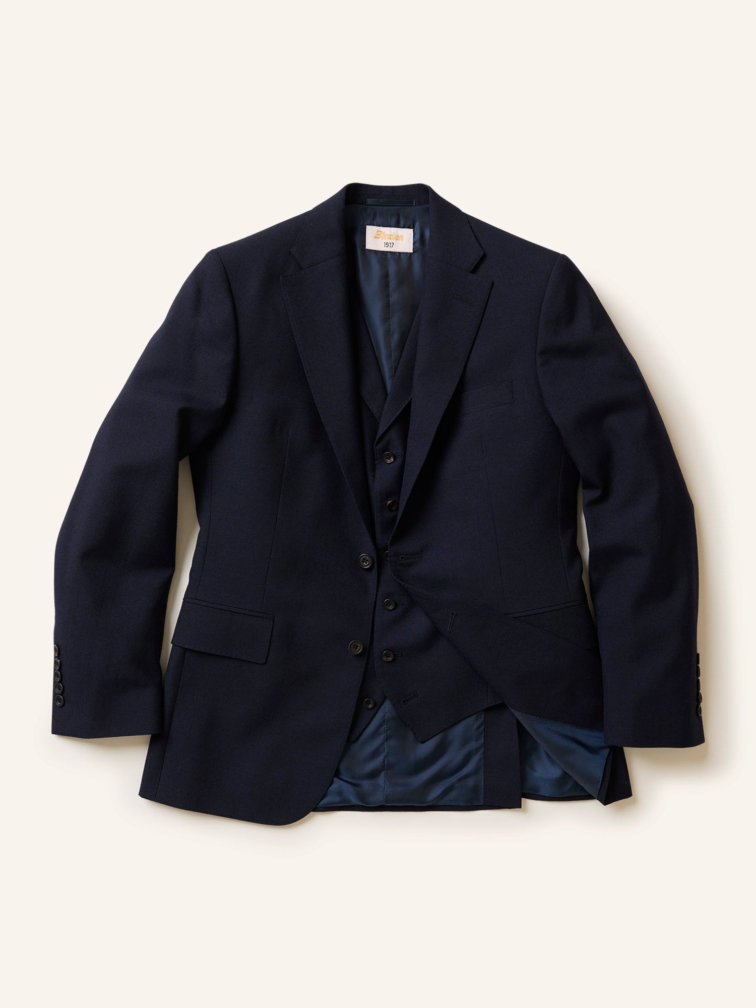 Gunton Suit Jacket and Waistcoat Navy