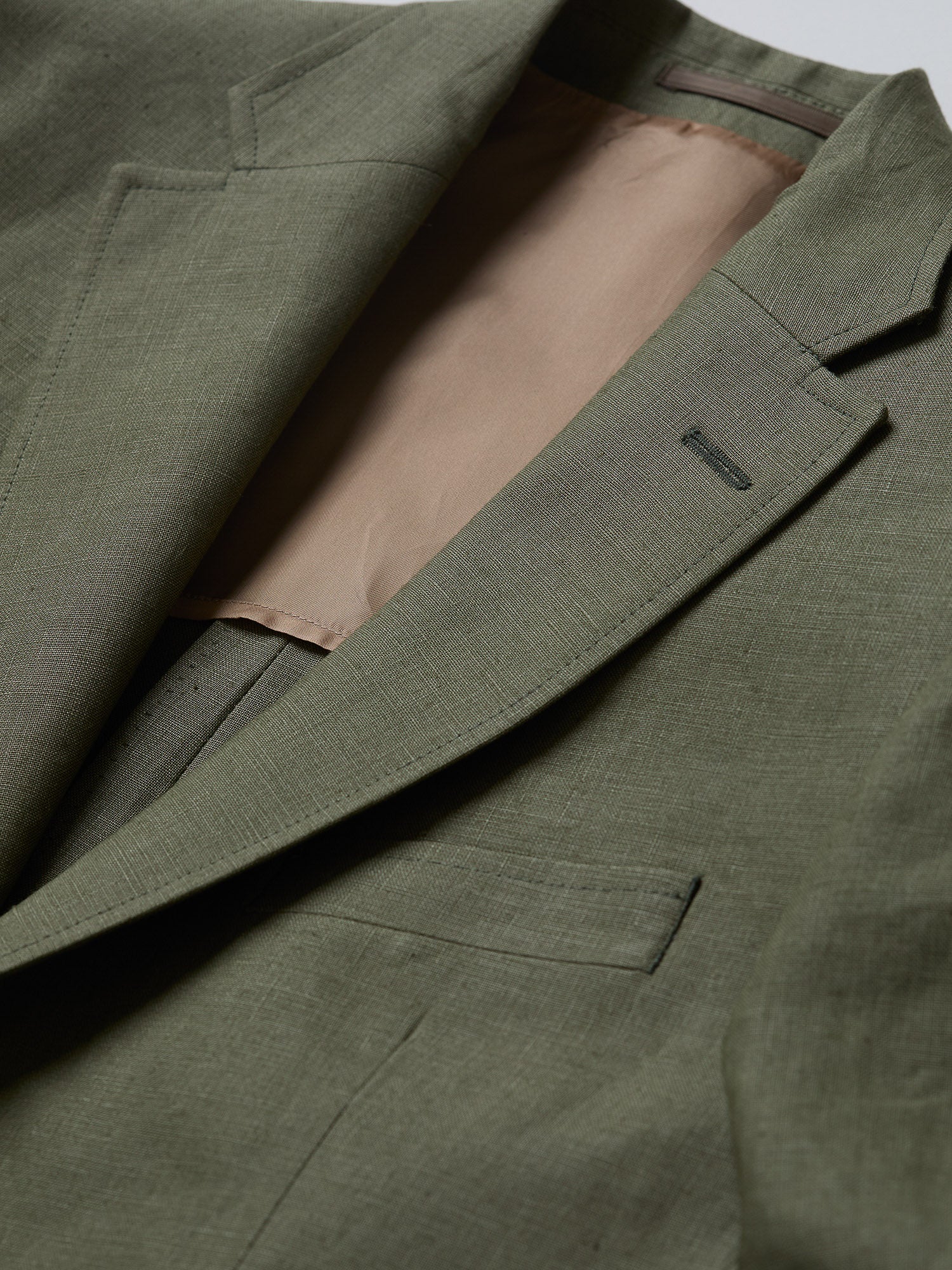 Gunton Tropical Irish Linen Jacket Prairie Green