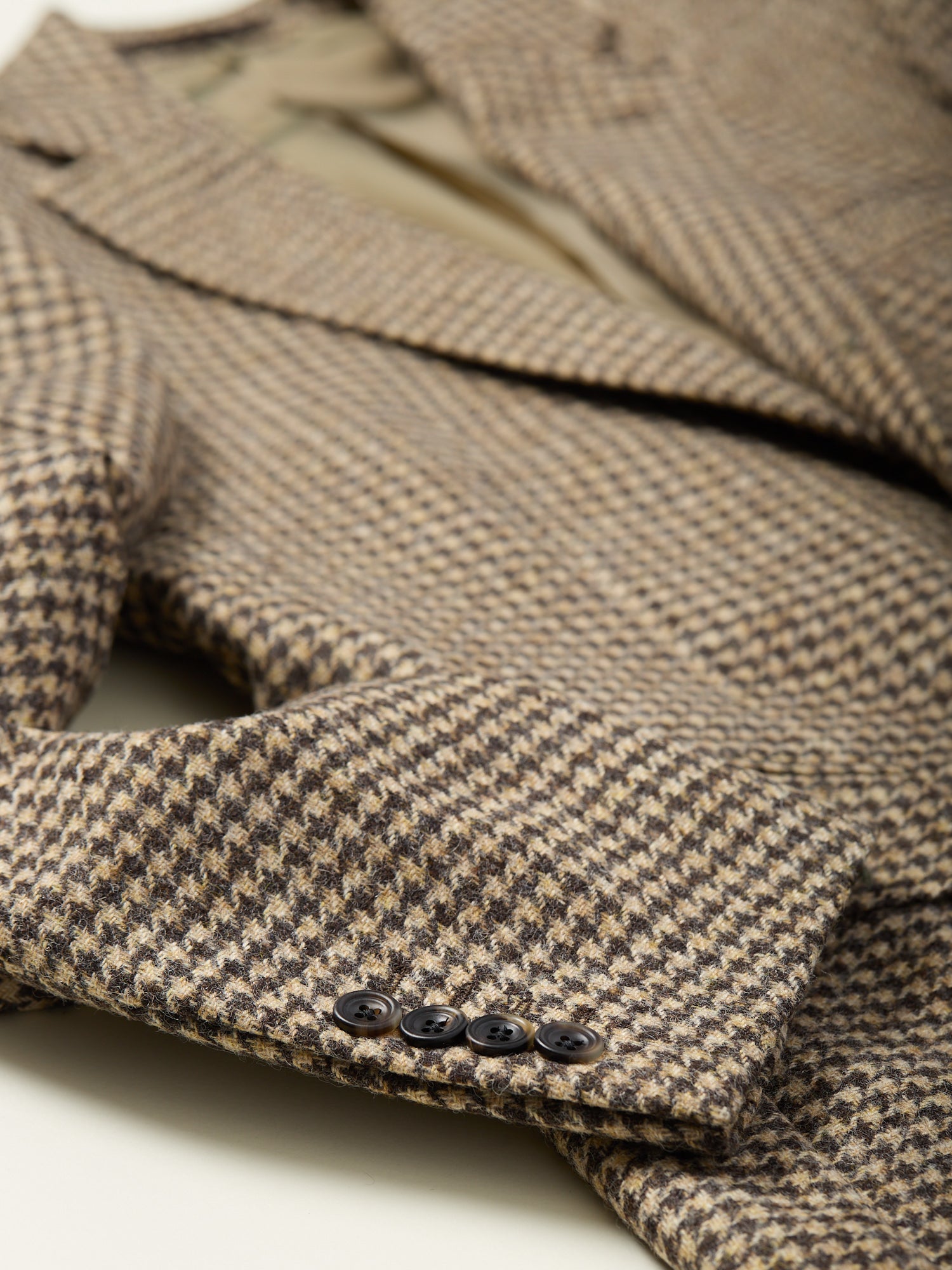 Gunton Undyed Tweed Jacket Dogtooth