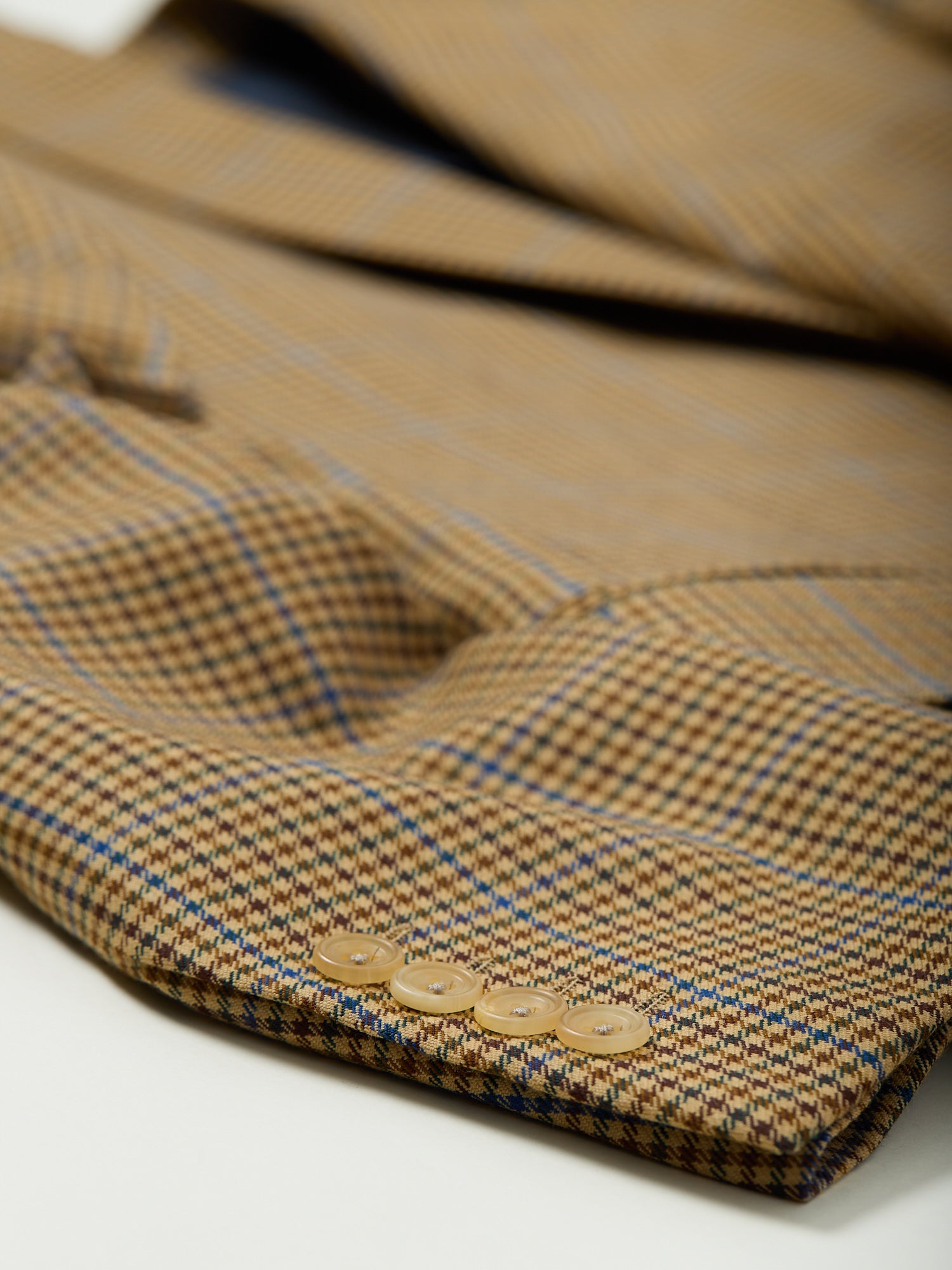 Gunton Worsted Tweed Jacket Beige Gunclub