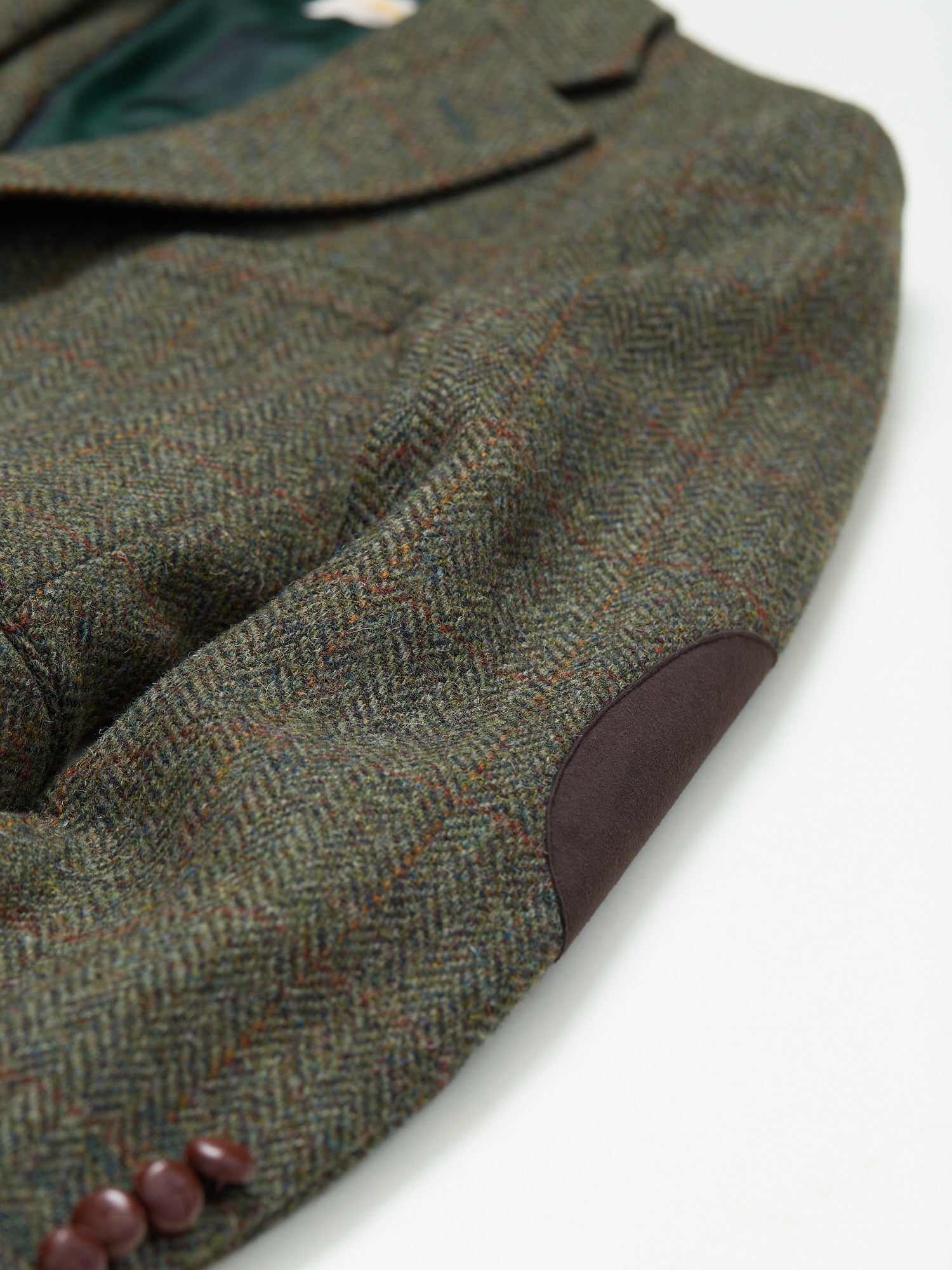 Harris Tweed 3-piece Suit Olive HB WP