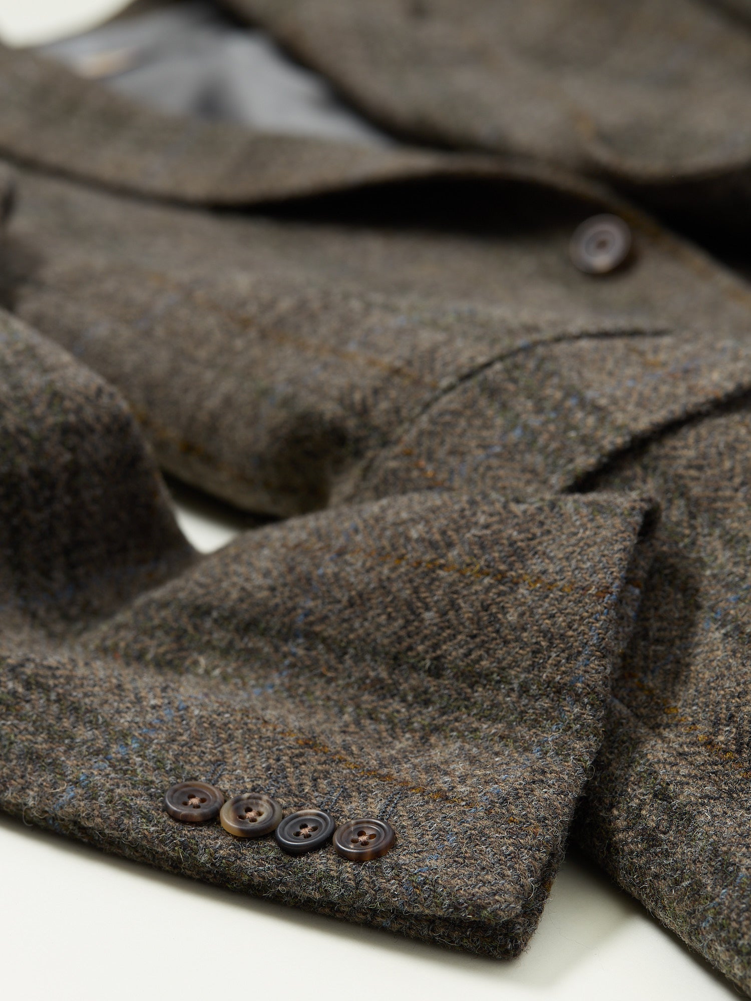 Harris Tweed 3-piece Suit Warm Grey Check