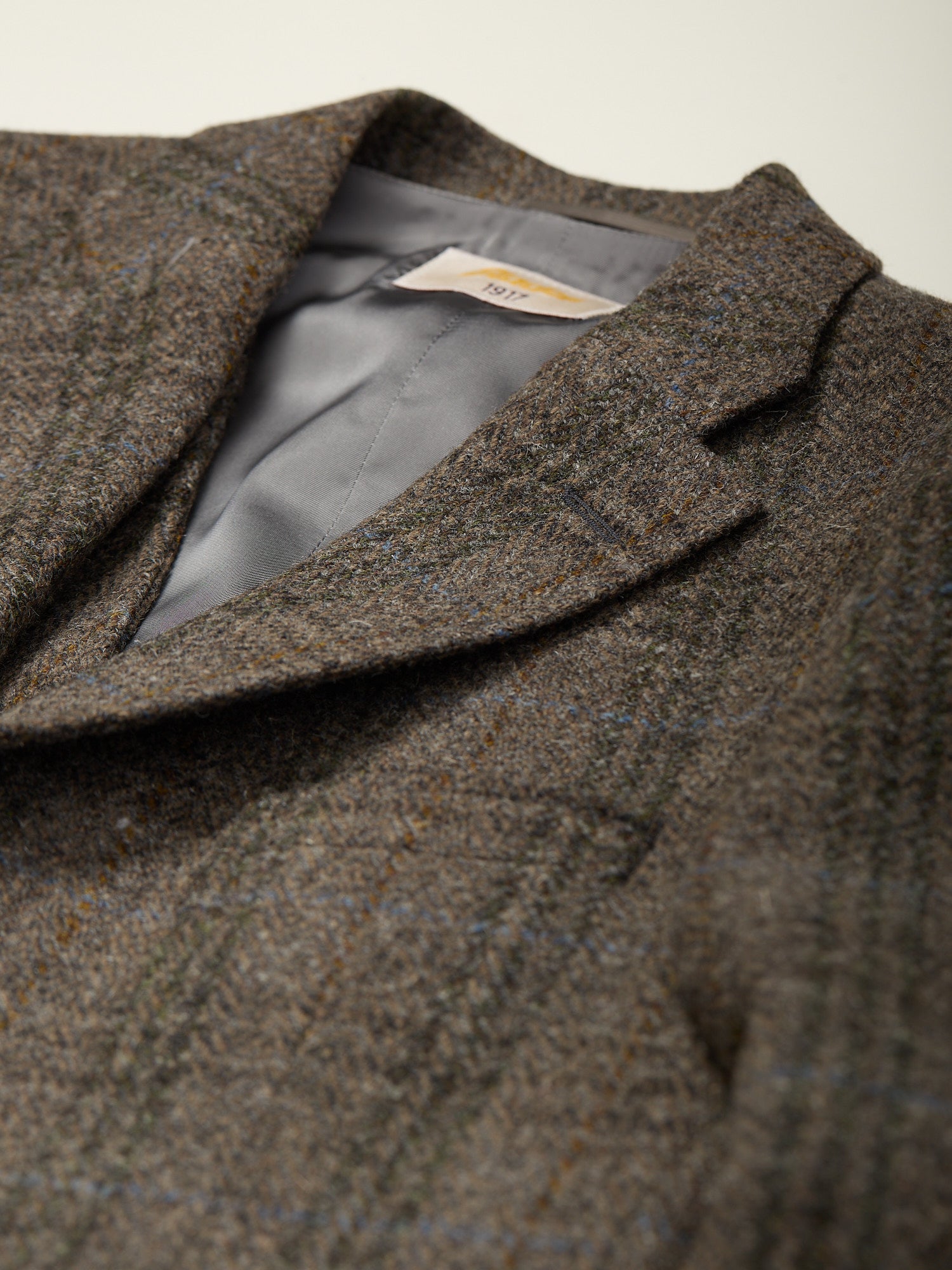 Harris Tweed 3-piece Suit Warm Grey Check